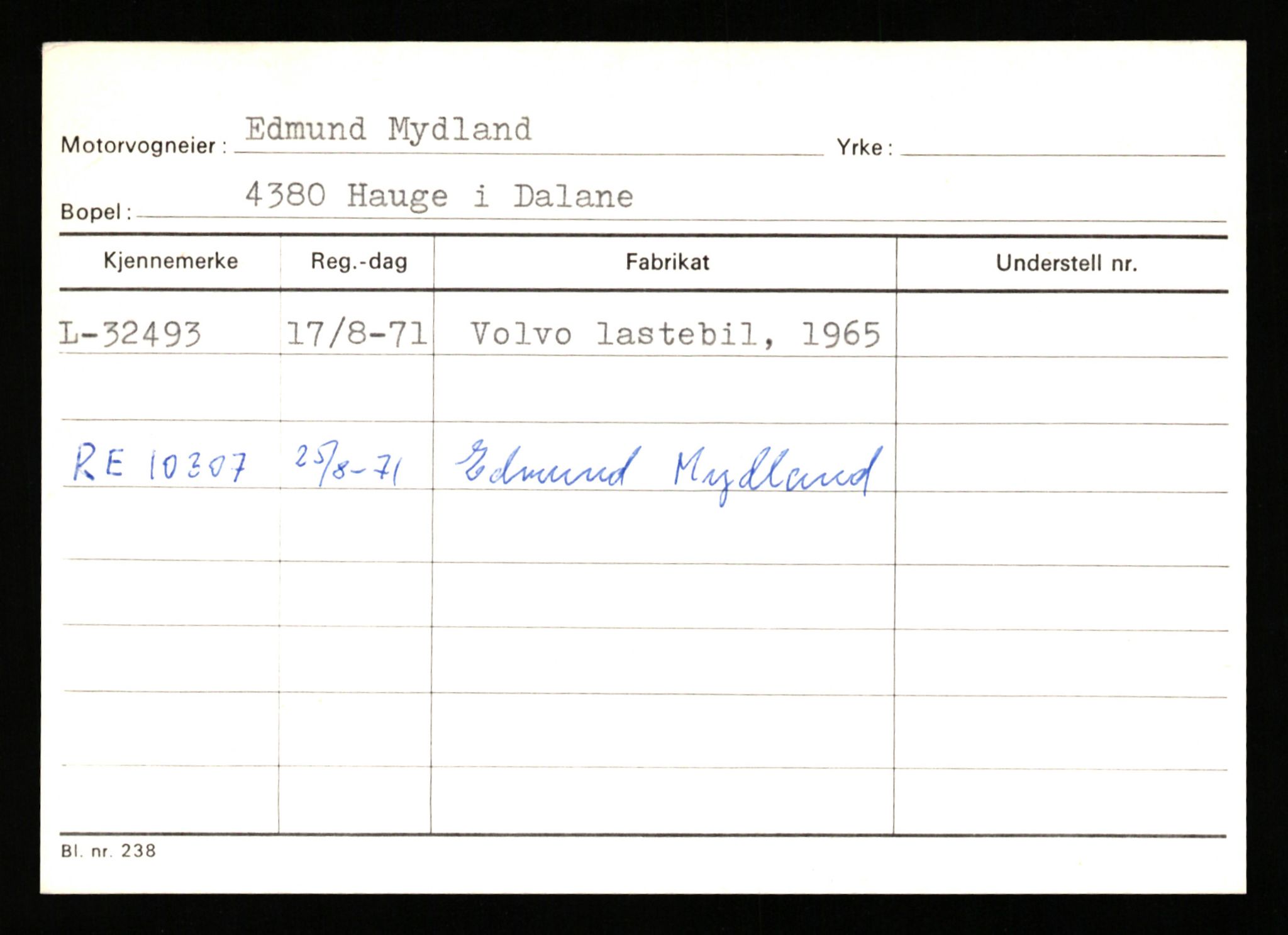 Stavanger trafikkstasjon, AV/SAST-A-101942/0/G/L0005: Registreringsnummer: 23000 - 34245, 1930-1971, p. 2940