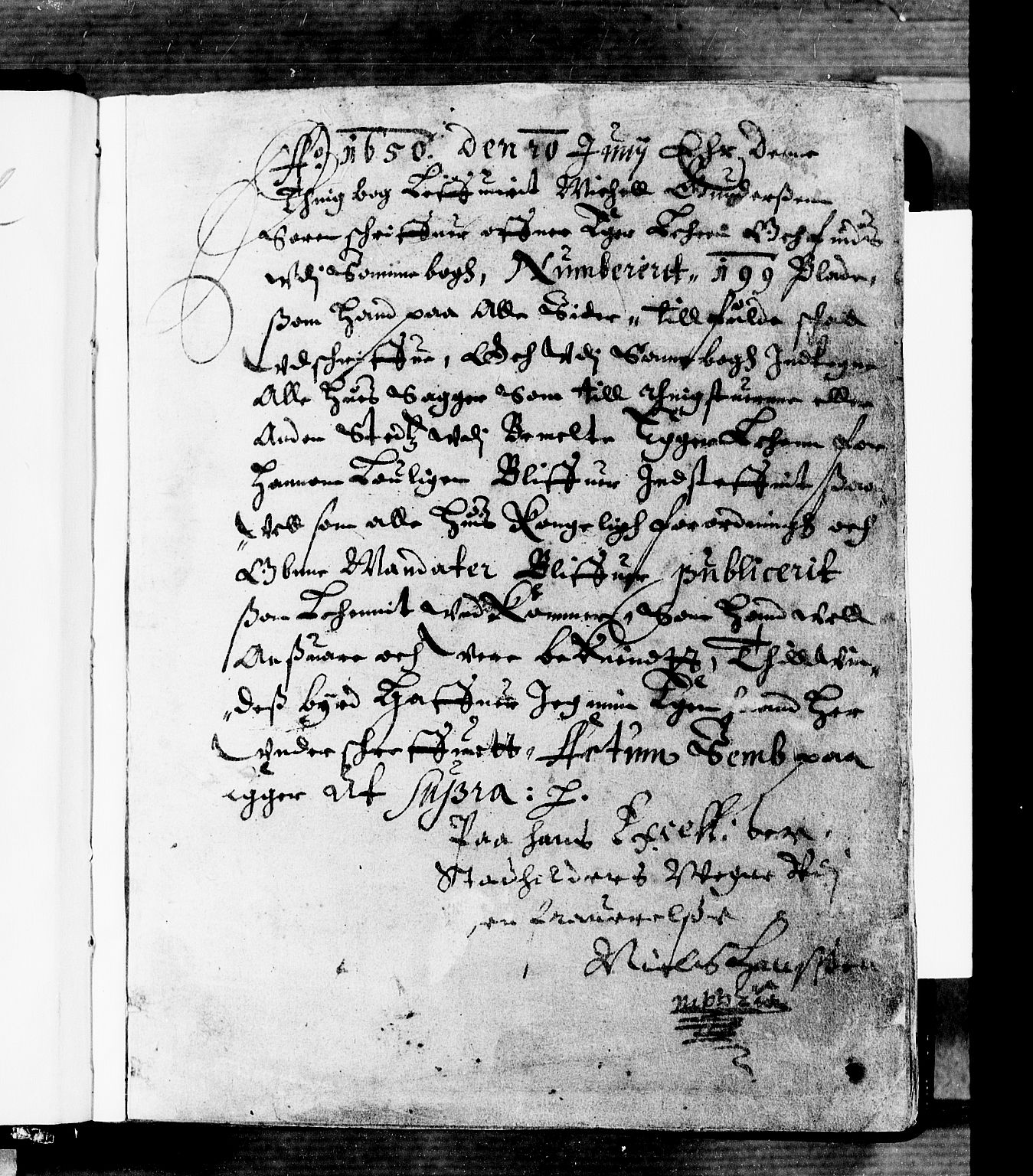 Eiker, Modum og Sigdal sorenskriveri, SAKO/A-123/F/Fa/Faa/L0001: Tingbok, 1650-1653