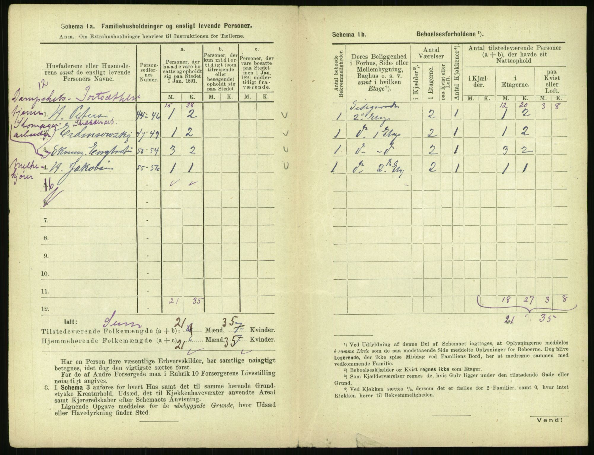 RA, 1891 census for 0301 Kristiania, 1891, p. 10429