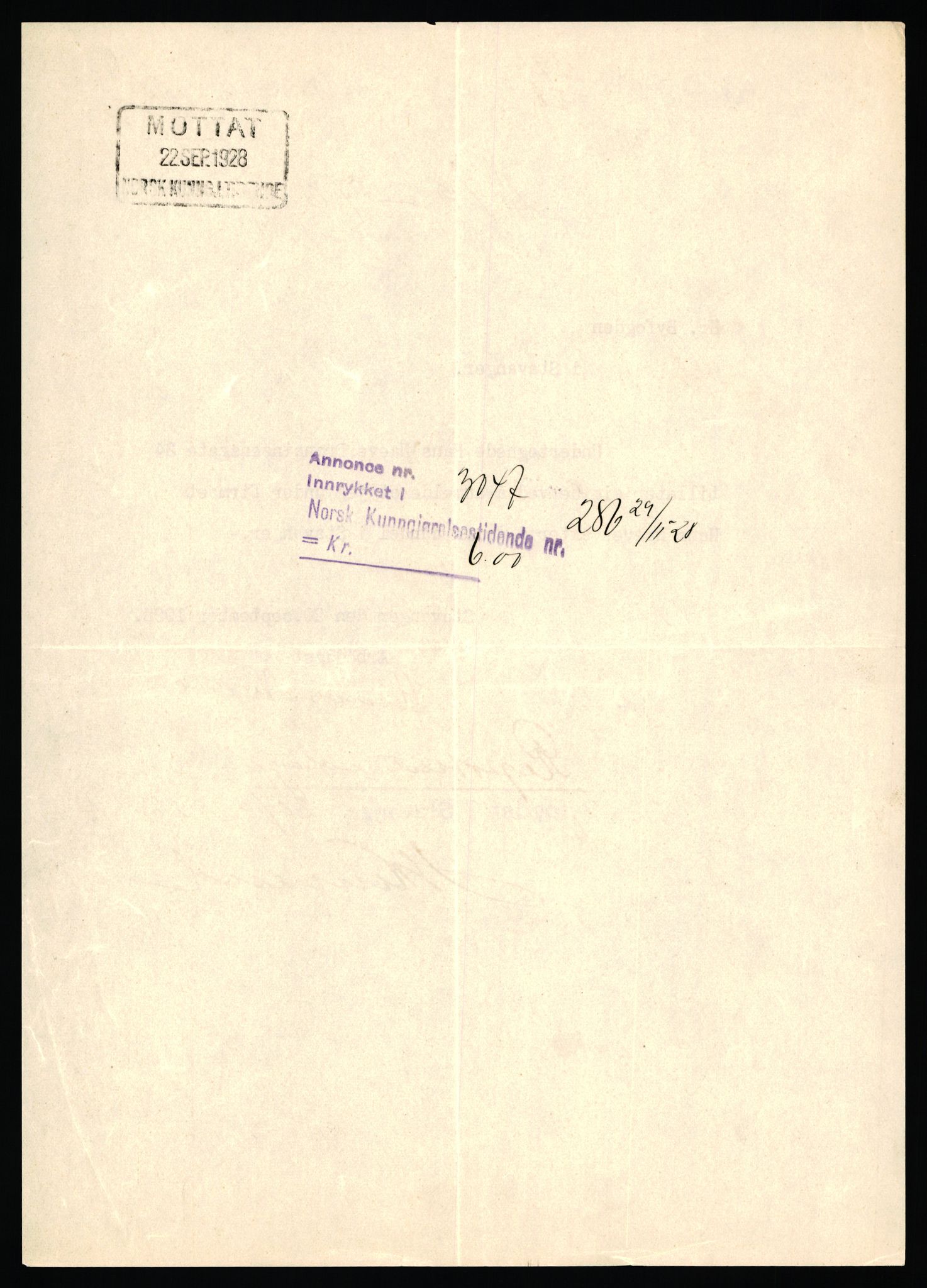 Stavanger byfogd, AV/SAST-A-101408/002/J/Jd/Jde/L0003: Registreringsmeldinger og bilag. Enkeltmannsforetak, 751-1000, 1928-1976, p. 347