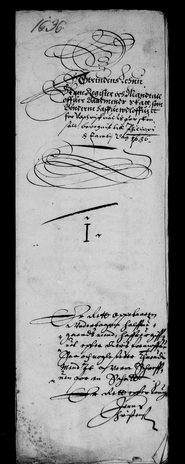 Rentekammeret inntil 1814, Reviderte regnskaper, Lensregnskaper, AV/RA-EA-5023/R/Rb/Rbw/L0058: Trondheim len, 1635-1637