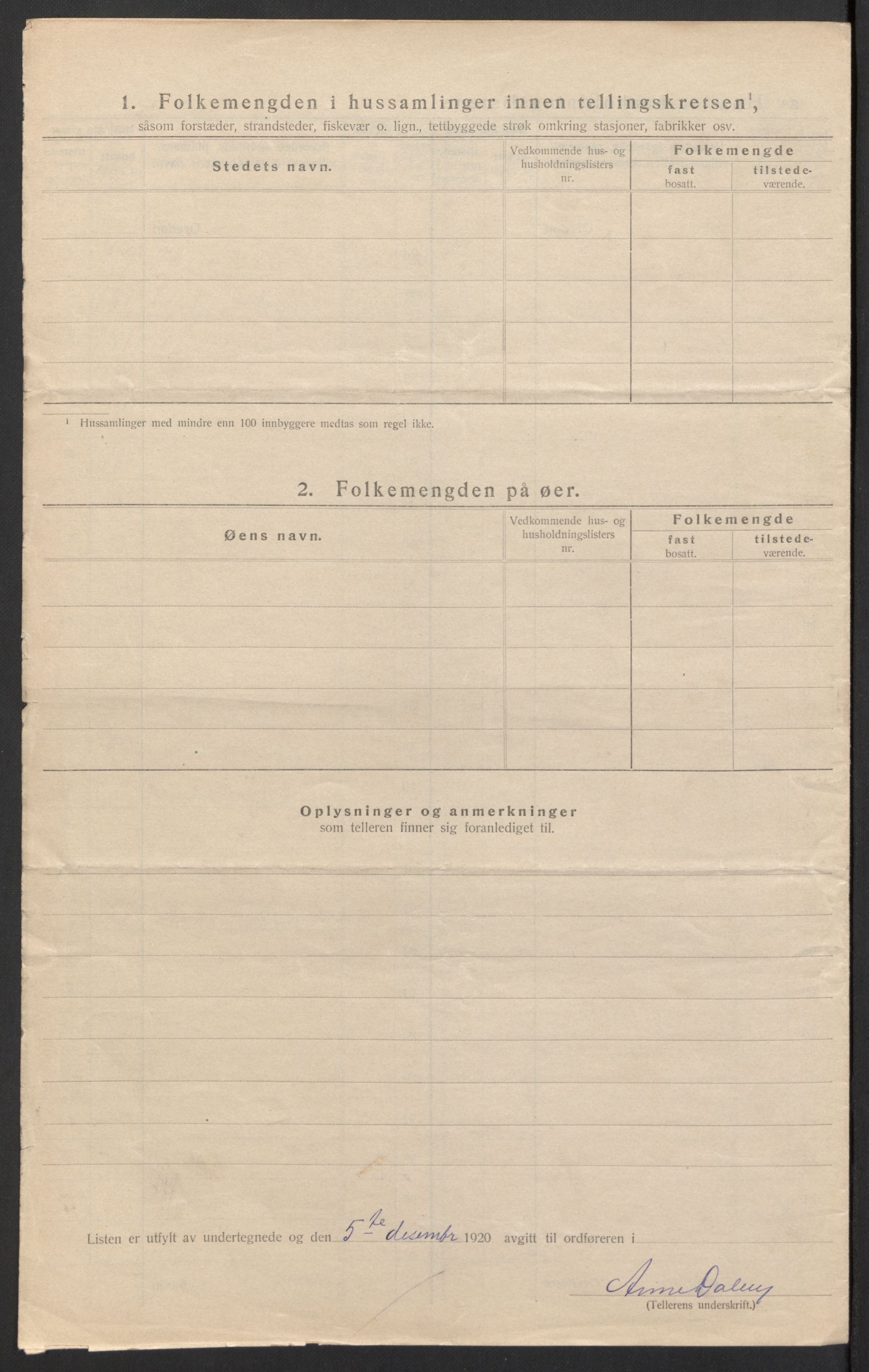 SAH, 1920 census for Romedal, 1920, p. 54