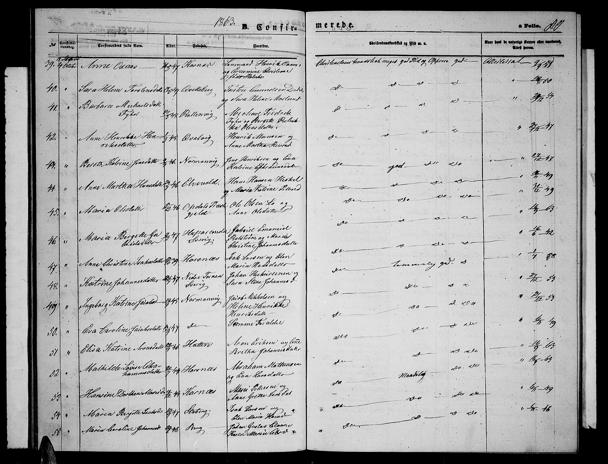 Lyngen sokneprestembete, AV/SATØ-S-1289/H/He/Heb/L0003klokker: Parish register (copy) no. 3, 1861-1867, p. 80