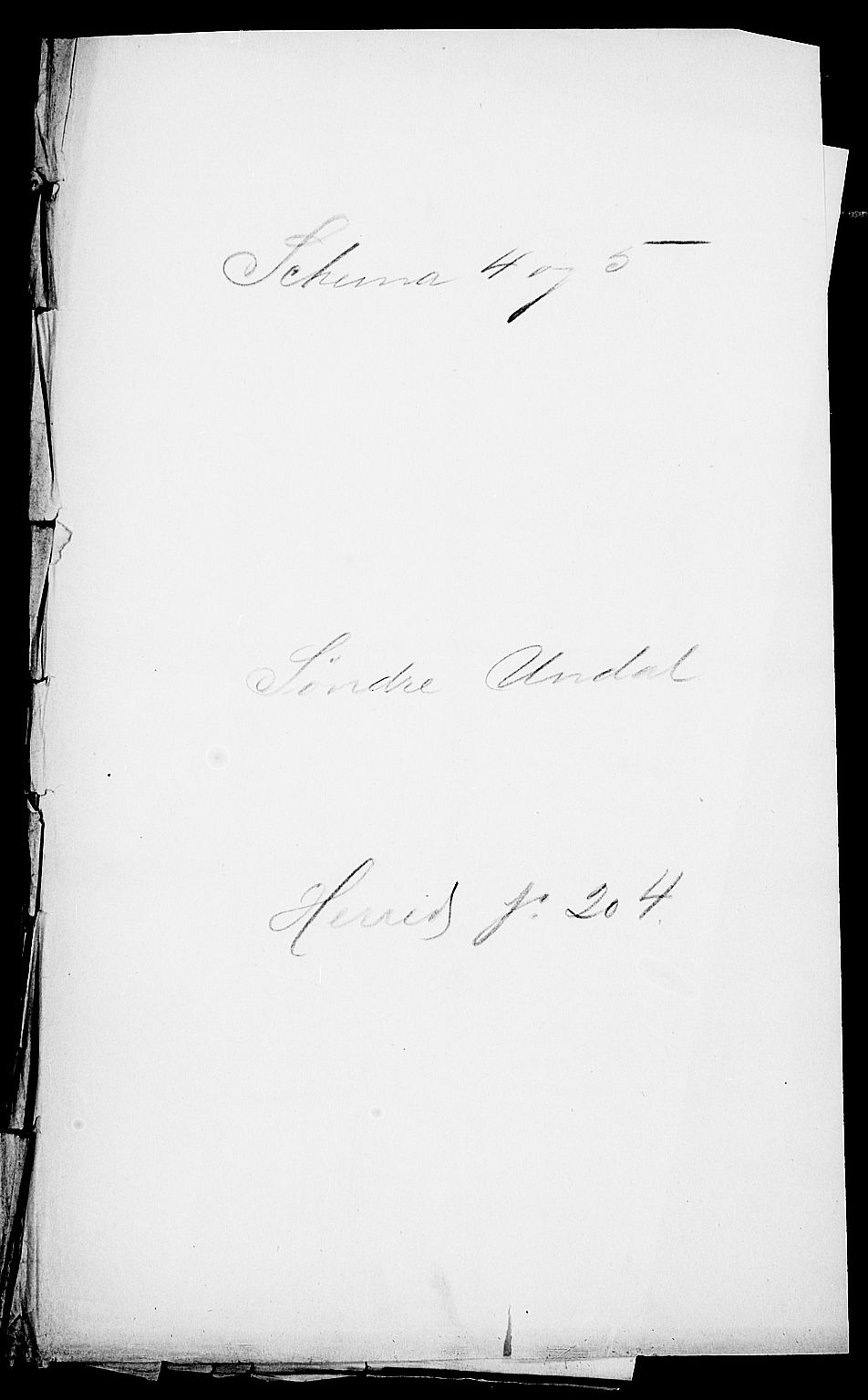 SAK, 1900 census for Sør-Audnedal, 1900, p. 1