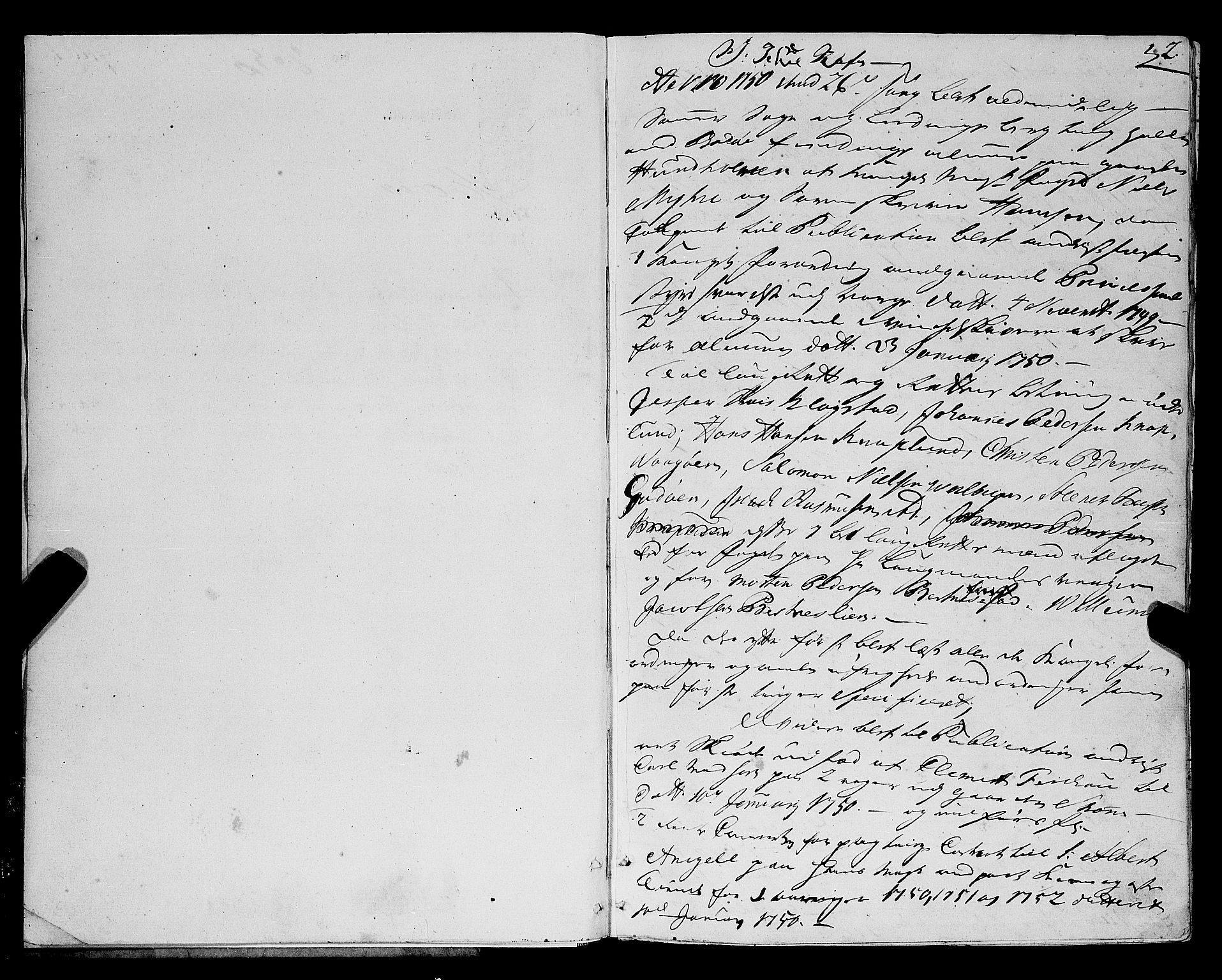 Salten sorenskriveri, AV/SAT-A-4578/1/1/1A/L0008: Tingbok, 1750-1753, p. 1b-2a