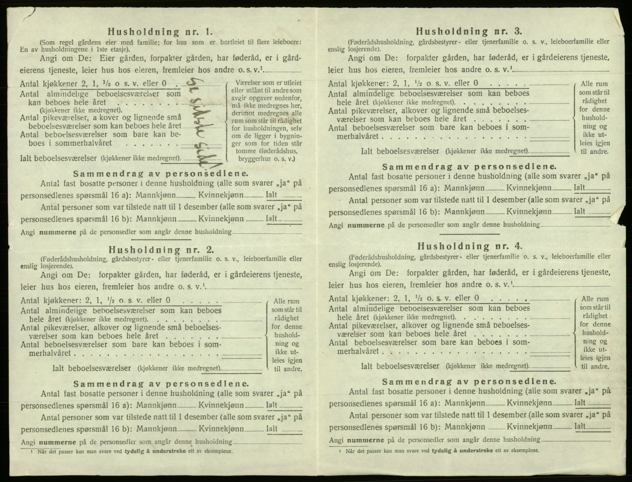 SAB, 1920 census for Samnanger, 1920, p. 560