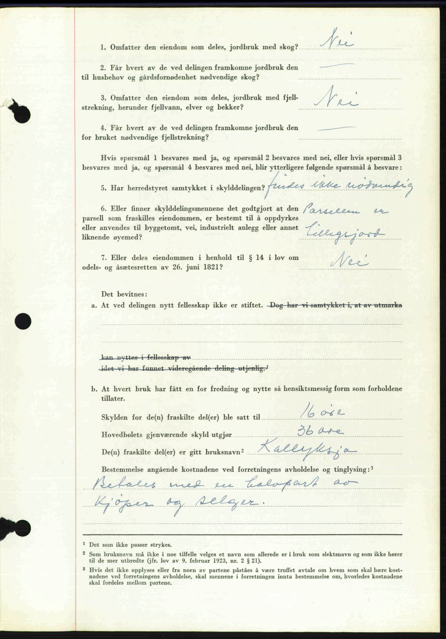 Toten tingrett, SAH/TING-006/H/Hb/Hbc/L0020: Mortgage book no. Hbc-20, 1948-1948, Diary no: : 2879/1948