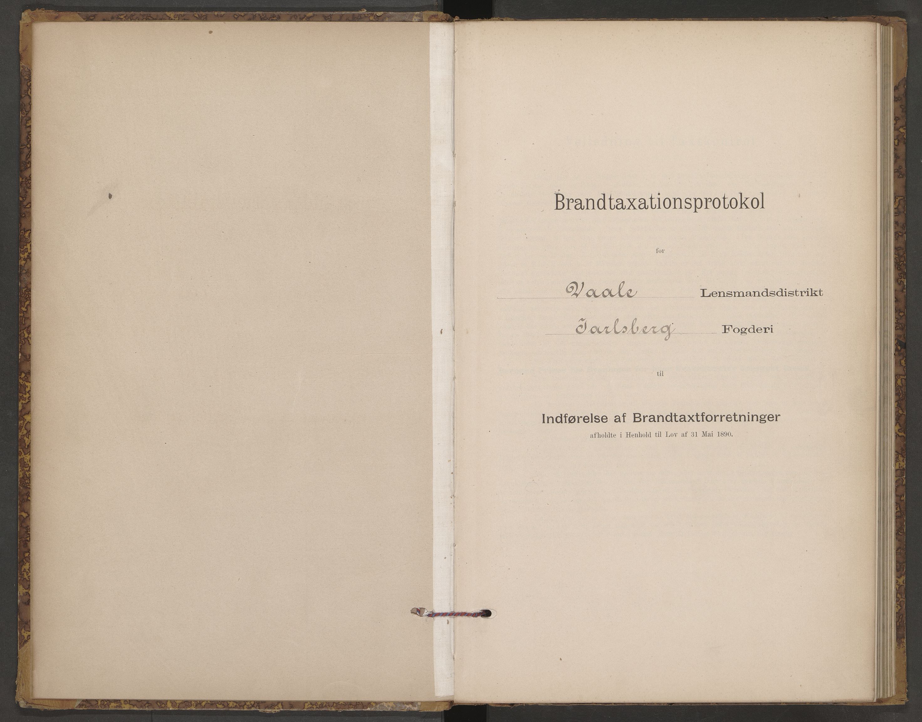 Våle lensmannskontor, AV/SAKO-A-621/Y/Yc/Ycb/L0001: Skjematakstprotokoll, 1896-1929