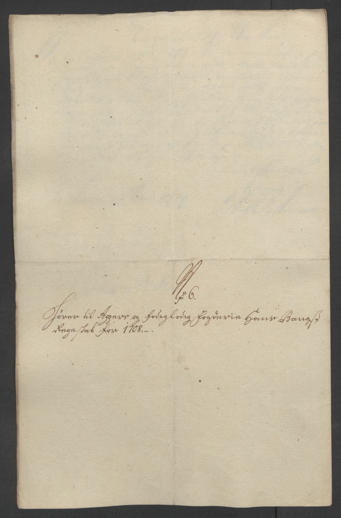 Rentekammeret inntil 1814, Reviderte regnskaper, Fogderegnskap, AV/RA-EA-4092/R10/L0447: Fogderegnskap Aker og Follo, 1707-1709, p. 303