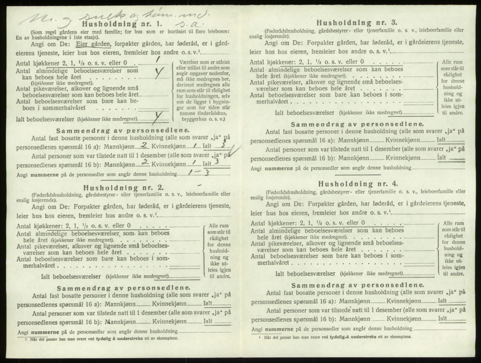 SAO, 1920 census for Skjeberg, 1920, p. 879