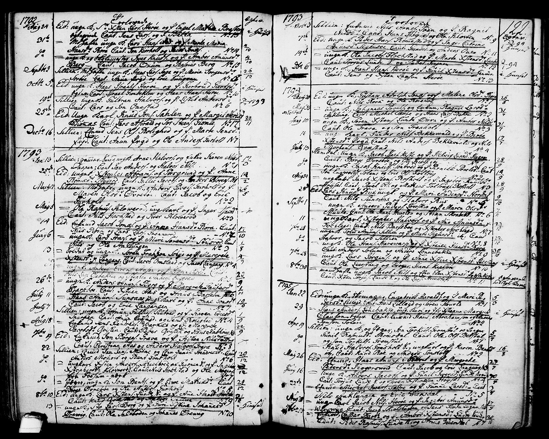 Eidanger kirkebøker, SAKO/A-261/F/Fa/L0006: Parish register (official) no. 6, 1764-1814, p. 122