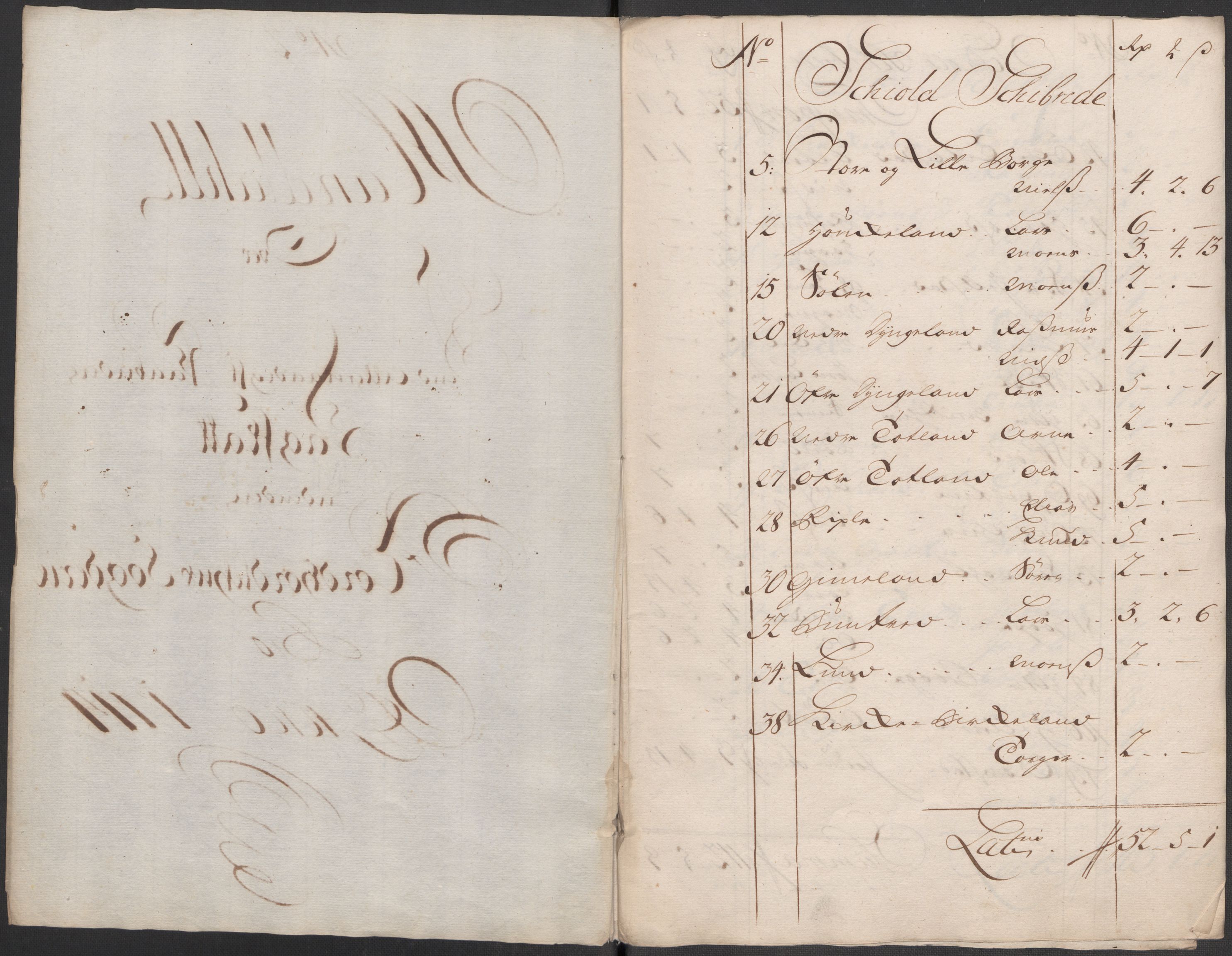 Rentekammeret inntil 1814, Reviderte regnskaper, Fogderegnskap, AV/RA-EA-4092/R51/L3199: Fogderegnskap Nordhordland og Voss, 1716, p. 30