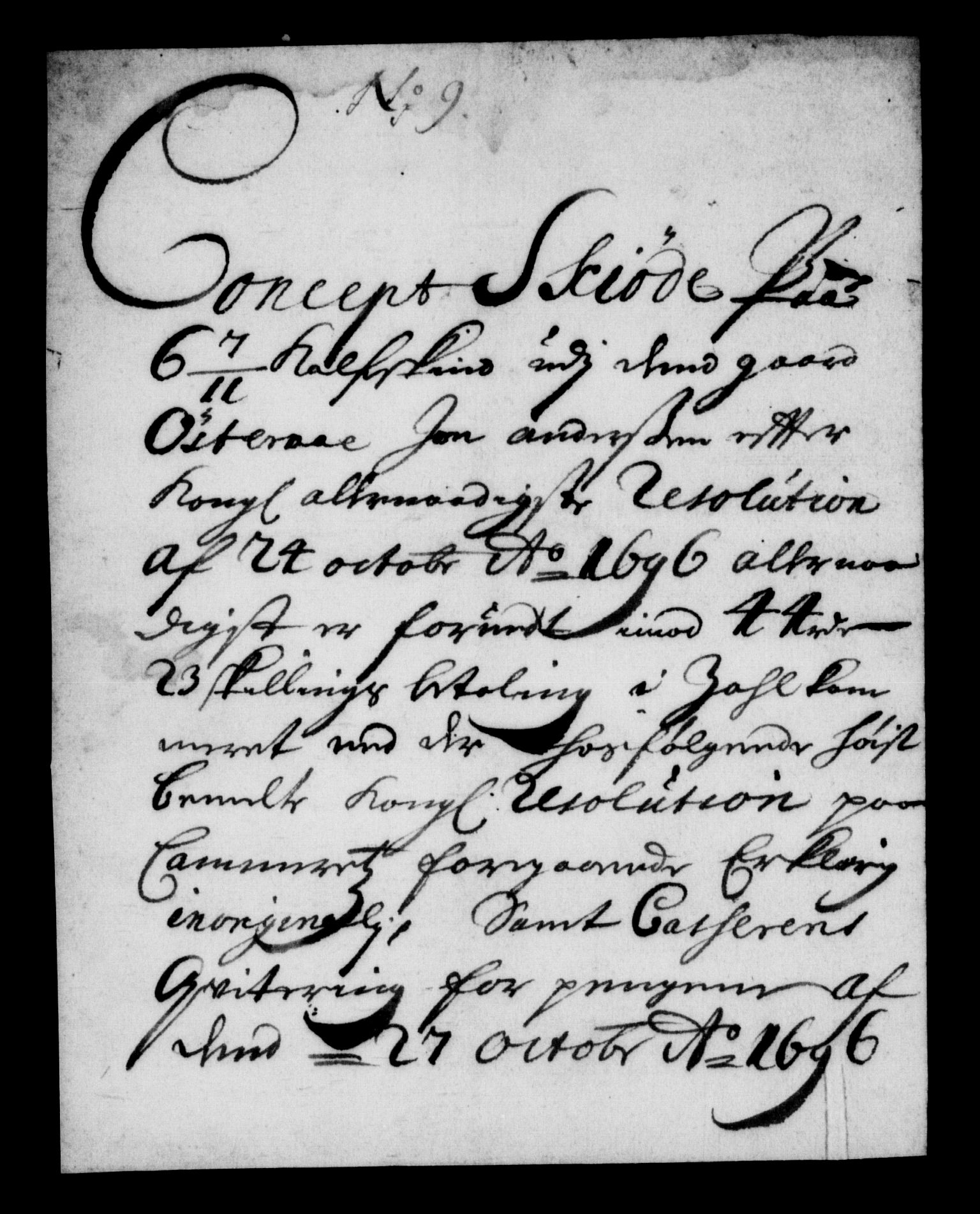 Rentekammeret inntil 1814, Realistisk ordnet avdeling, RA/EA-4070/On/L0013: [Jj 14]: Forskjellige dokumenter om krongodset i Norge, 1672-1722, p. 300