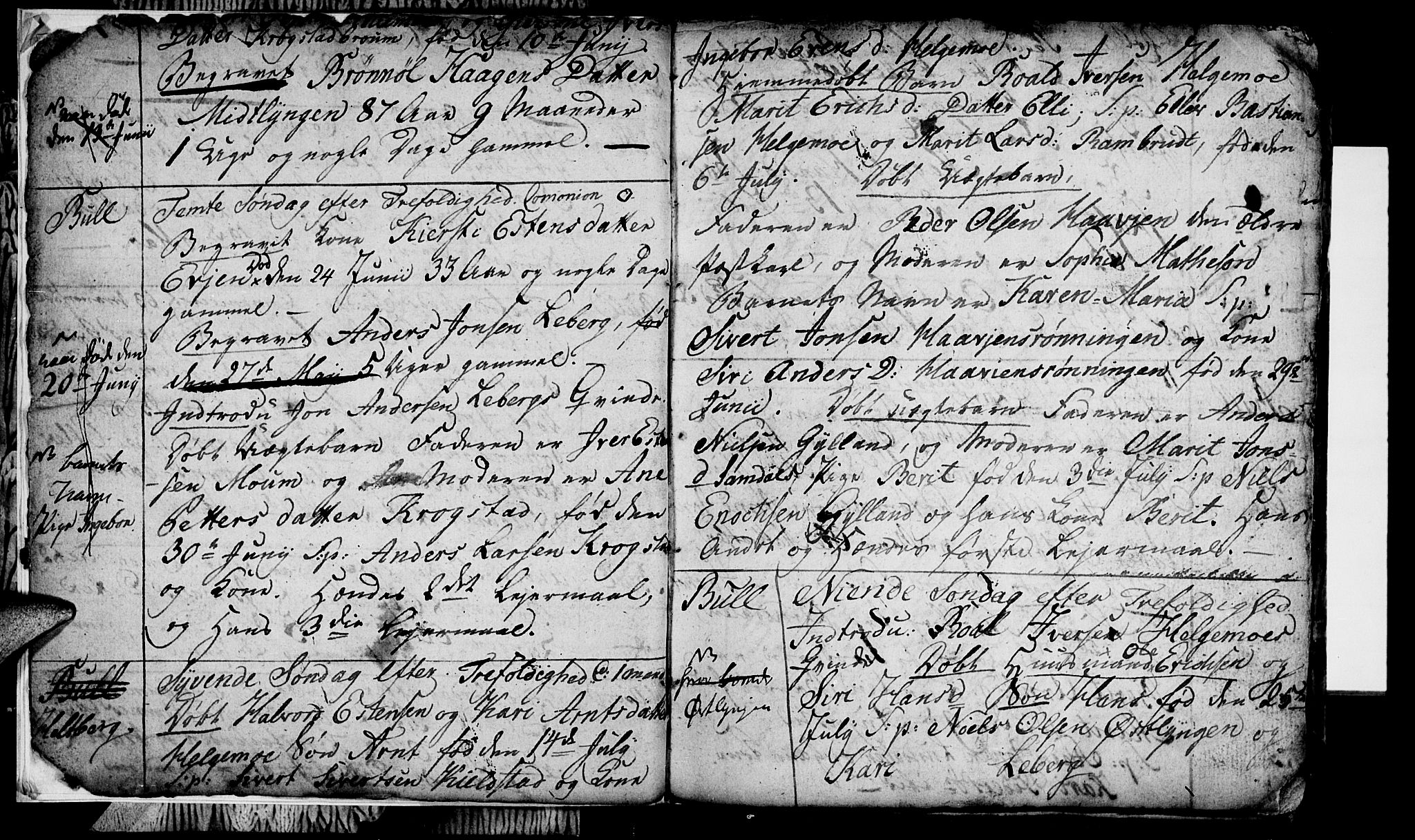 Ministerialprotokoller, klokkerbøker og fødselsregistre - Sør-Trøndelag, AV/SAT-A-1456/692/L1107: Parish register (copy) no. 692C02, 1809-1824