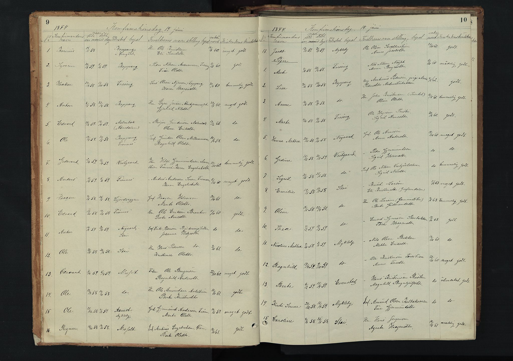 Stor-Elvdal prestekontor, AV/SAH-PREST-052/H/Ha/Hab/L0002: Parish register (copy) no. 2, 1860-1894, p. 9-10