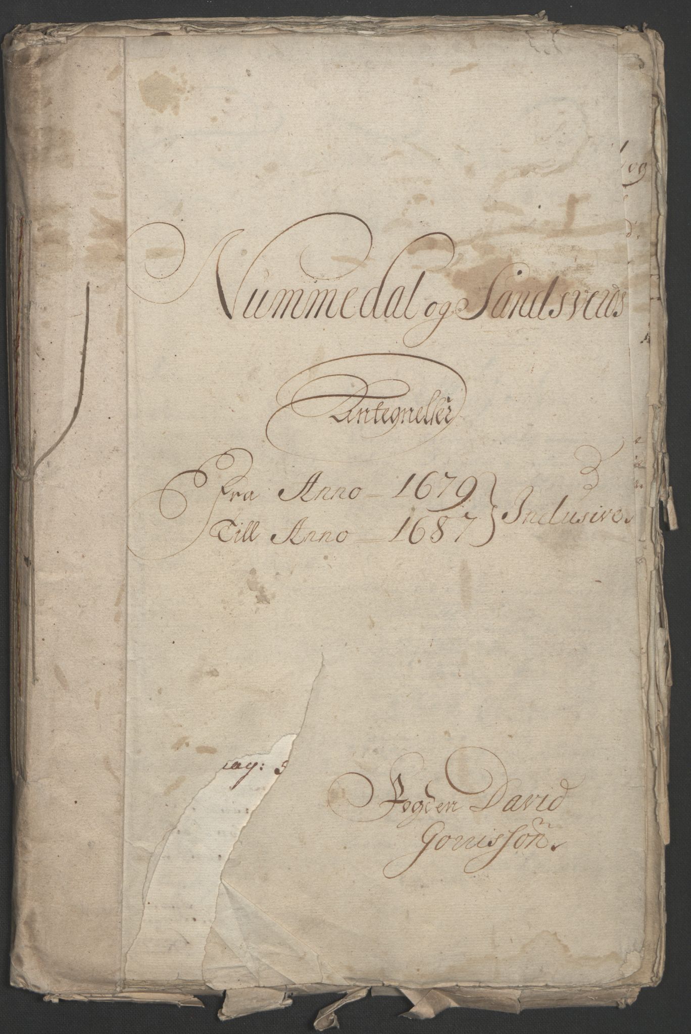 Rentekammeret inntil 1814, Reviderte regnskaper, Fogderegnskap, AV/RA-EA-4092/R24/L1572: Fogderegnskap Numedal og Sandsvær, 1679-1686, p. 256