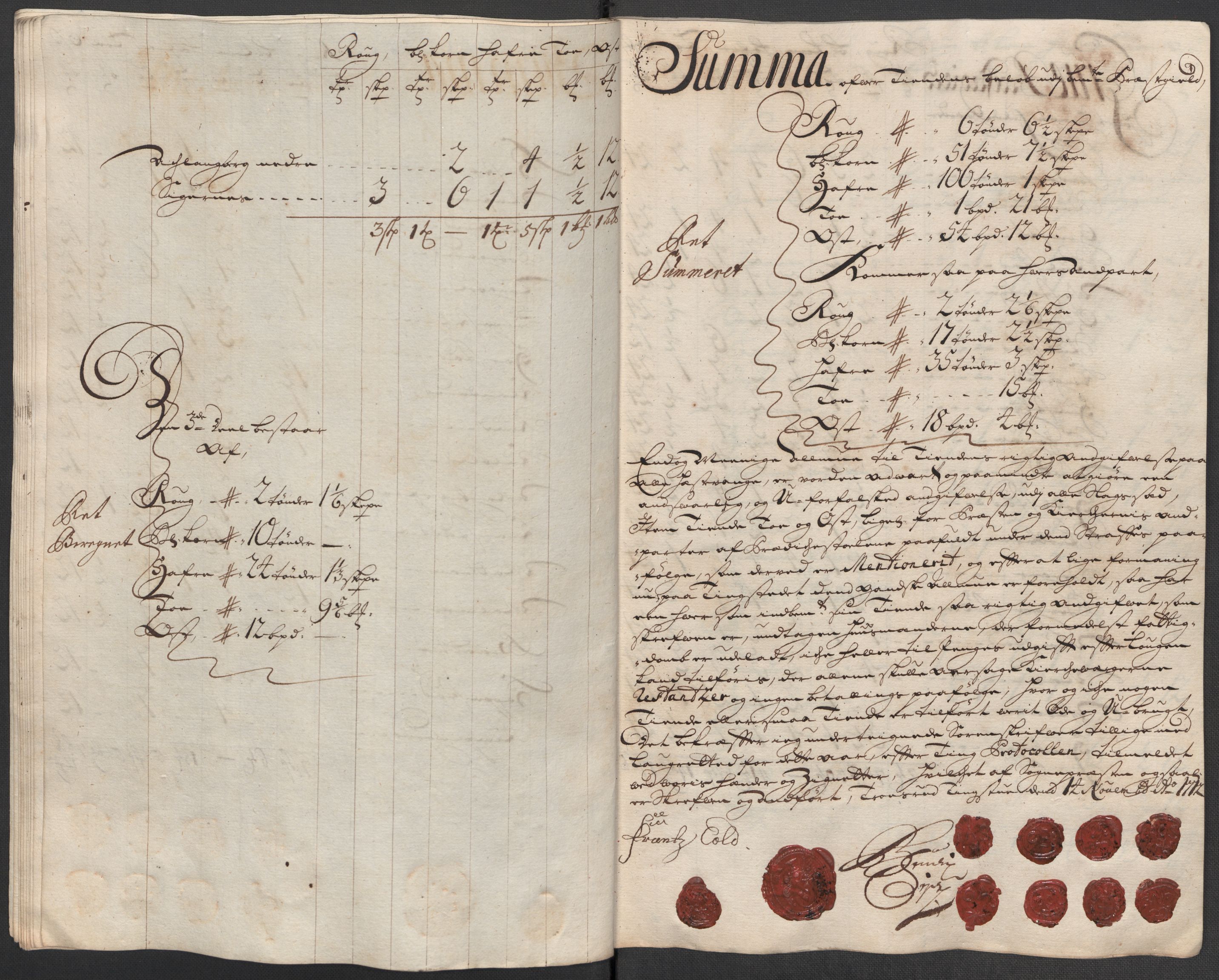 Rentekammeret inntil 1814, Reviderte regnskaper, Fogderegnskap, AV/RA-EA-4092/R13/L0849: Fogderegnskap Solør, Odal og Østerdal, 1712, p. 299