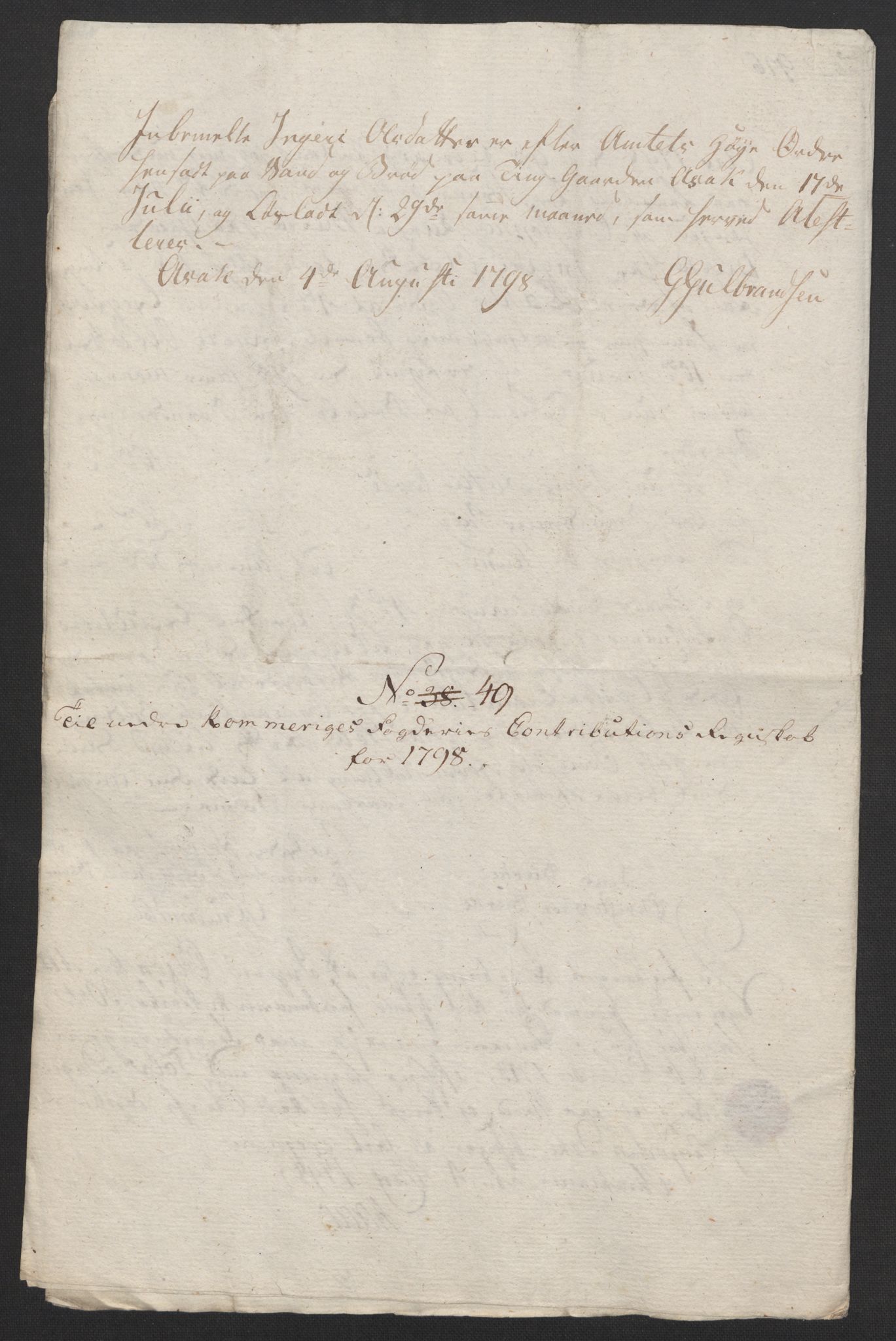 Rentekammeret inntil 1814, Reviderte regnskaper, Fogderegnskap, AV/RA-EA-4092/R11/L0674: Fogderegnskap Nedre Romerike, 1798, p. 194