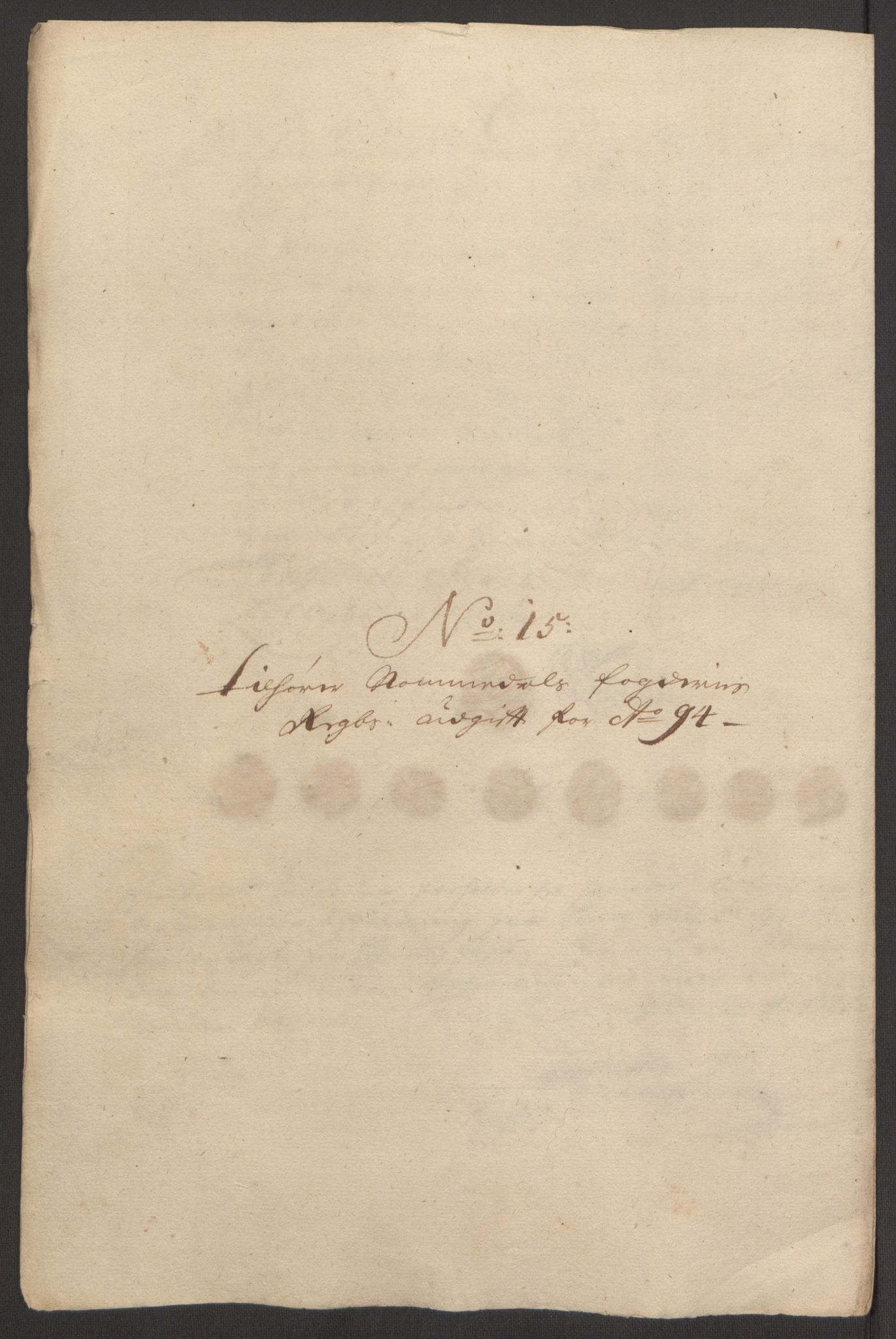 Rentekammeret inntil 1814, Reviderte regnskaper, Fogderegnskap, RA/EA-4092/R64/L4424: Fogderegnskap Namdal, 1692-1695, p. 431