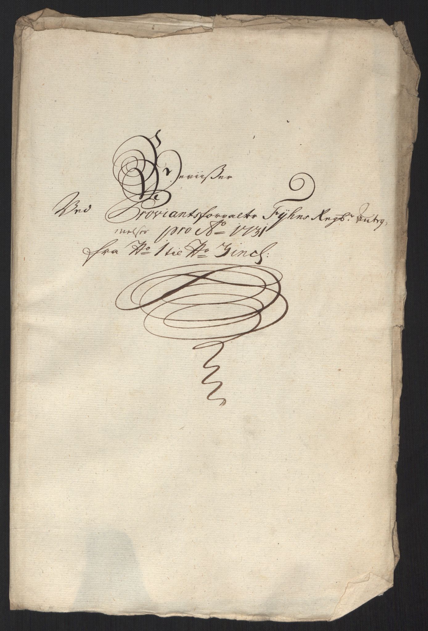 Rentekammeret inntil 1814, Reviderte regnskaper, Militære regnskaper, AV/RA-EA-4069/Rd/L0649: Trondheim festningsregnskaper, 1731