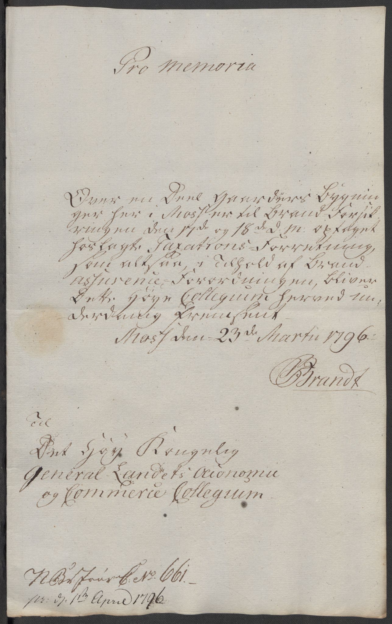 Kommersekollegiet, Brannforsikringskontoret 1767-1814, AV/RA-EA-5458/F/Fa/L0040/0006: Moss / Dokumenter, 1767-1807, p. 122