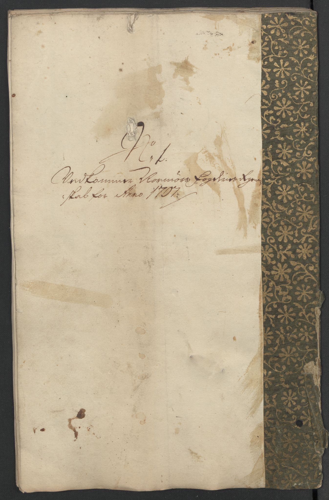 Rentekammeret inntil 1814, Reviderte regnskaper, Fogderegnskap, AV/RA-EA-4092/R56/L3742: Fogderegnskap Nordmøre, 1706-1707, p. 234