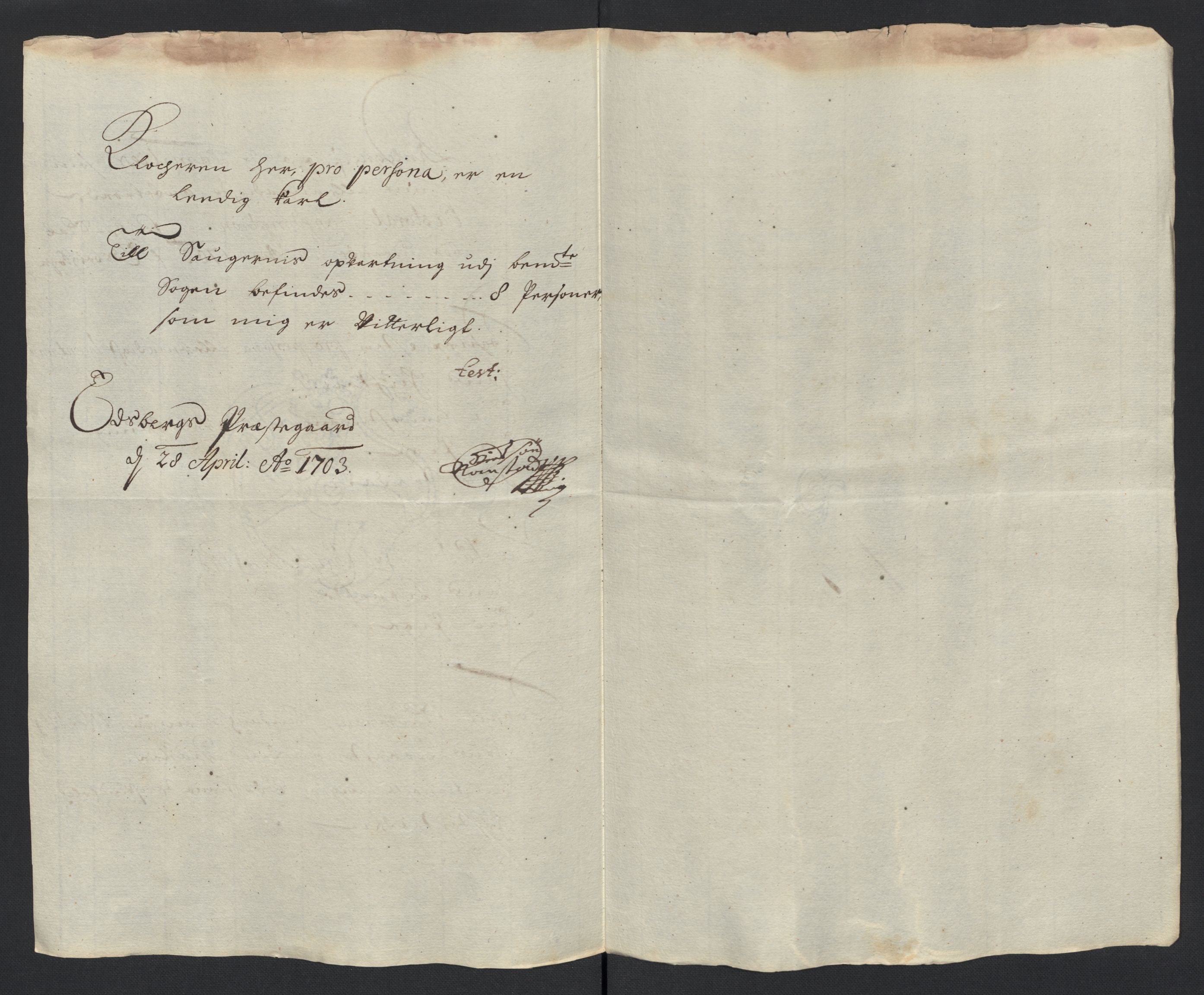 Rentekammeret inntil 1814, Reviderte regnskaper, Fogderegnskap, AV/RA-EA-4092/R07/L0295: Fogderegnskap Rakkestad, Heggen og Frøland, 1703, p. 278