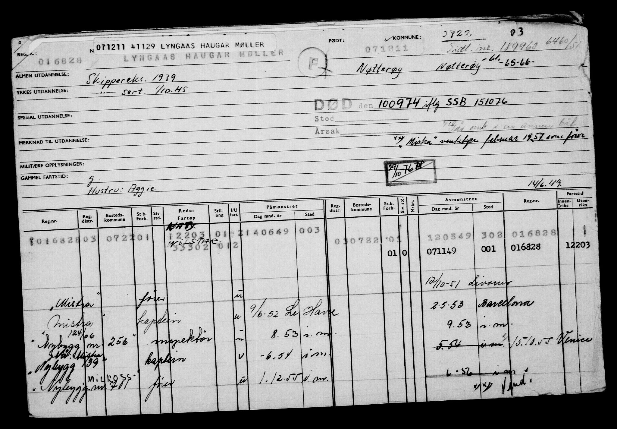 Direktoratet for sjømenn, AV/RA-S-3545/G/Gb/L0101: Hovedkort, 1911, p. 578