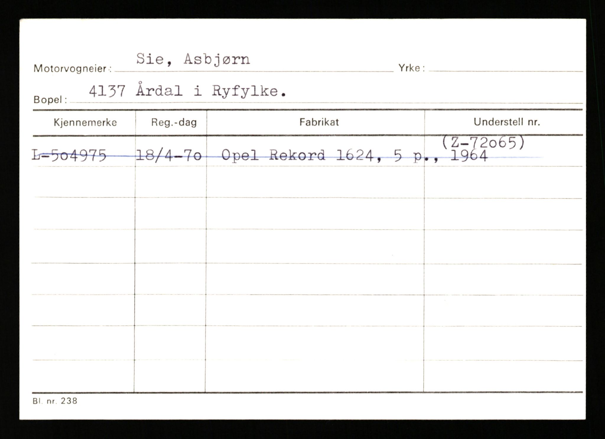 Stavanger trafikkstasjon, AV/SAST-A-101942/0/H/L0033: Scala - Skeibrok, 1930-1971, p. 1108