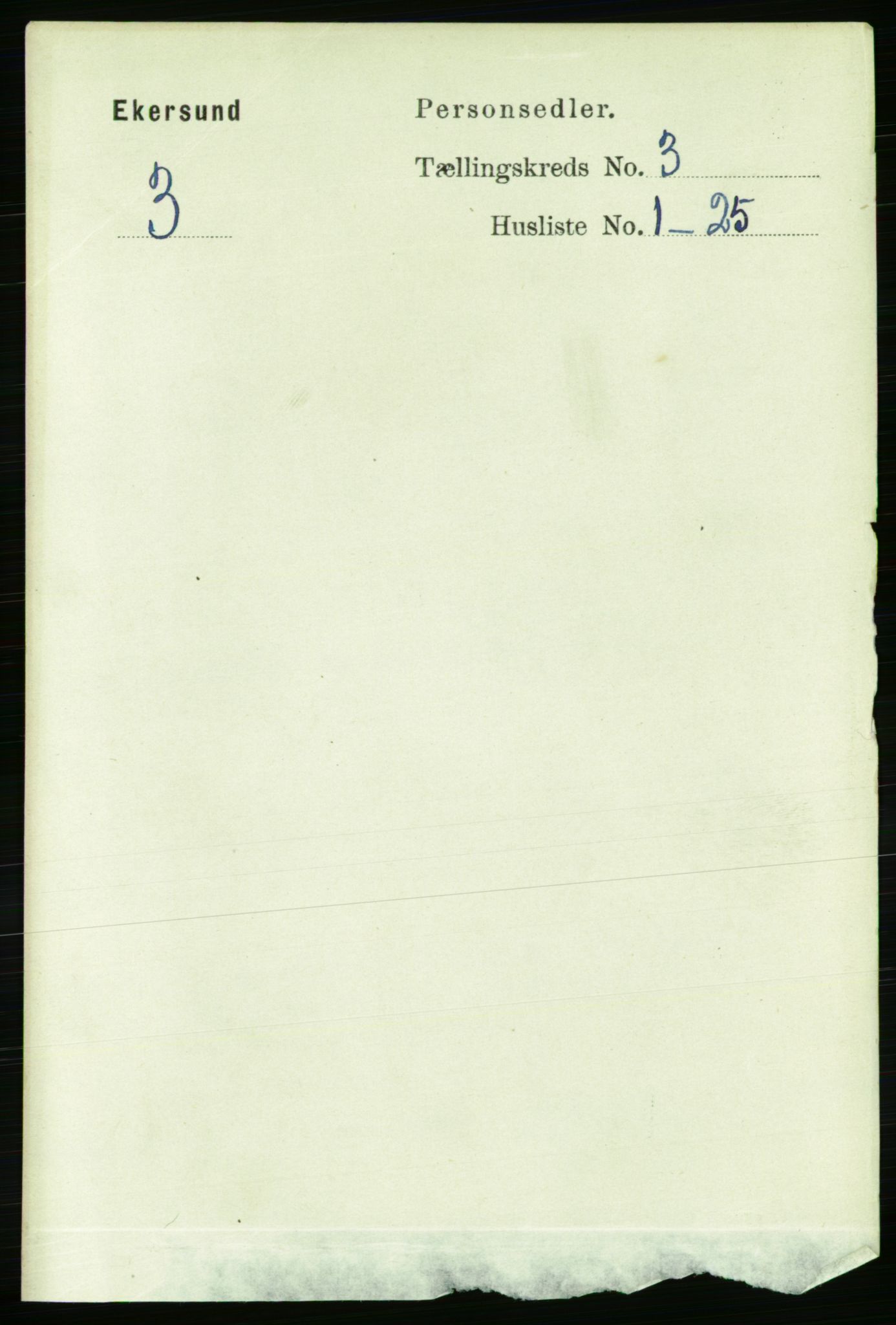 RA, 1891 census for 1101 Egersund, 1891, p. 403