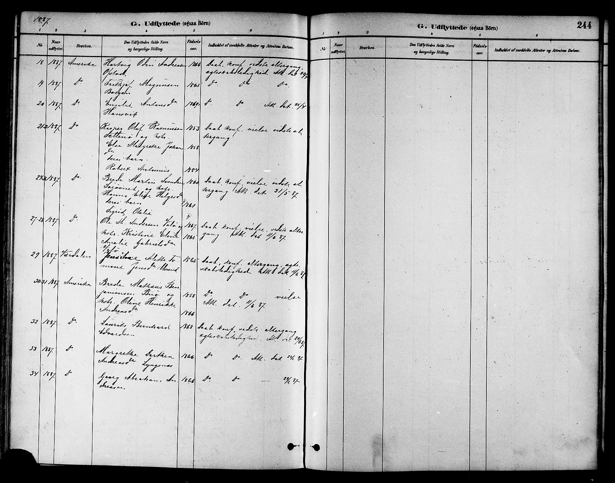 Ministerialprotokoller, klokkerbøker og fødselsregistre - Nord-Trøndelag, SAT/A-1458/786/L0686: Parish register (official) no. 786A02, 1880-1887, p. 244