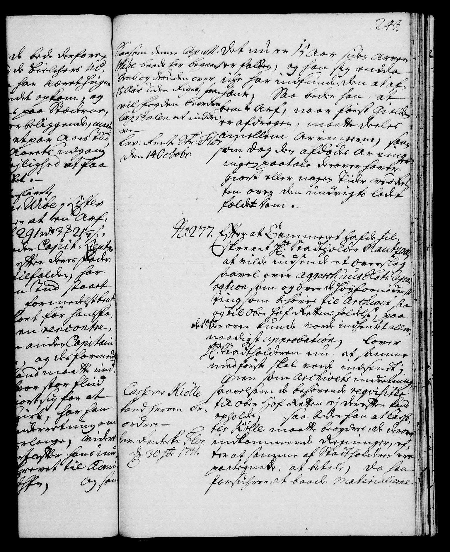 Rentekammeret, Kammerkanselliet, RA/EA-3111/G/Gh/Gha/L0014: Norsk ekstraktmemorialprotokoll. Merket RK 53.59, 1731-1732, p. 243