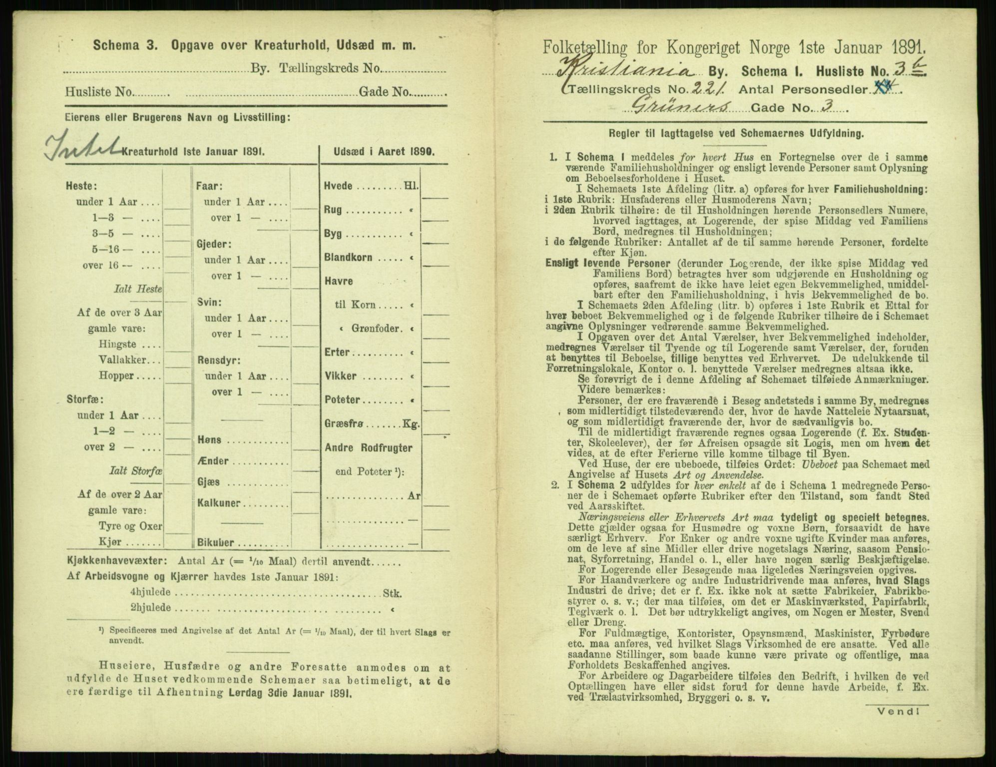 RA, 1891 census for 0301 Kristiania, 1891, p. 131846