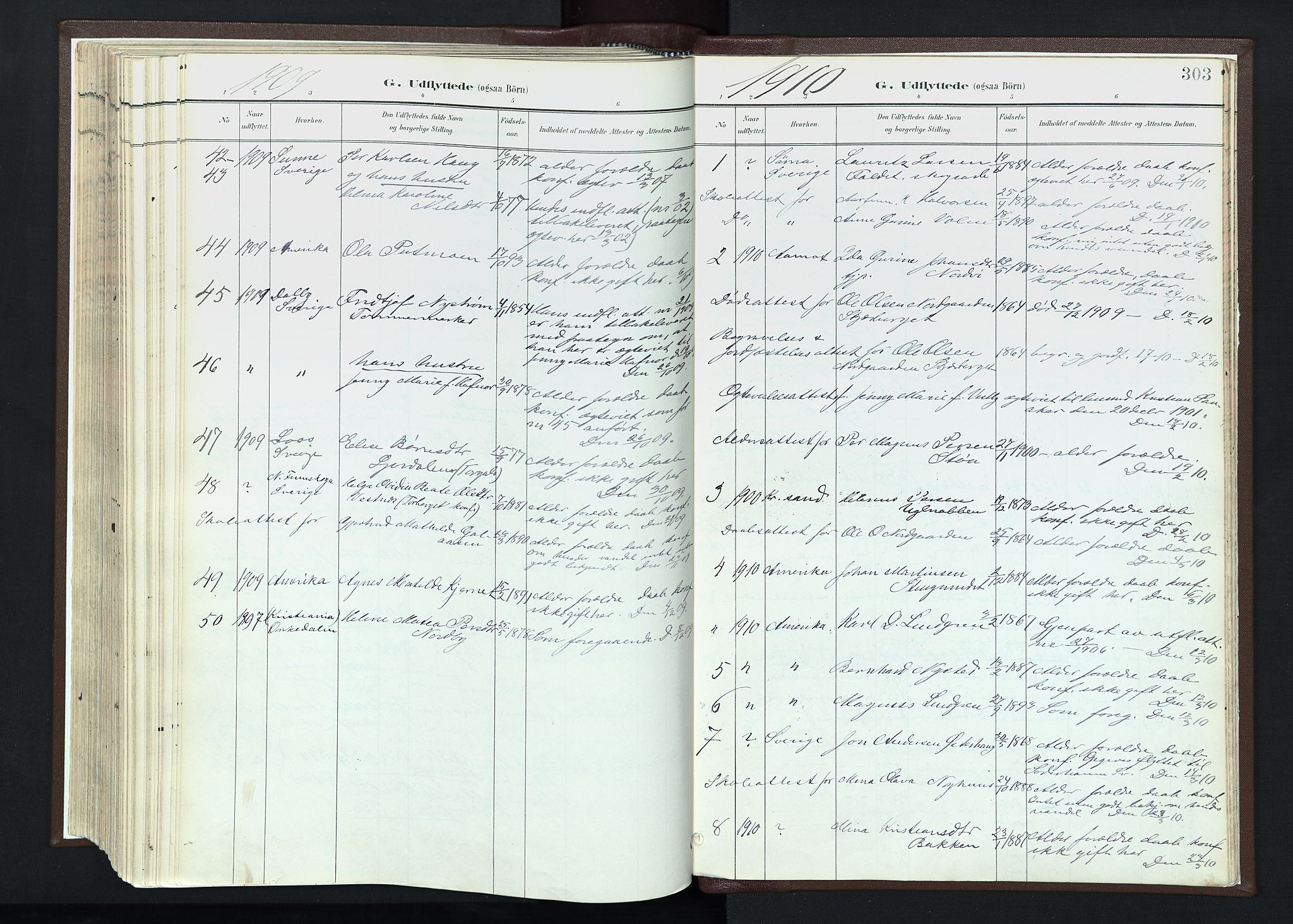 Trysil prestekontor, SAH/PREST-046/H/Ha/Haa/L0013: Parish register (official) no. 13, 1898-1911, p. 303