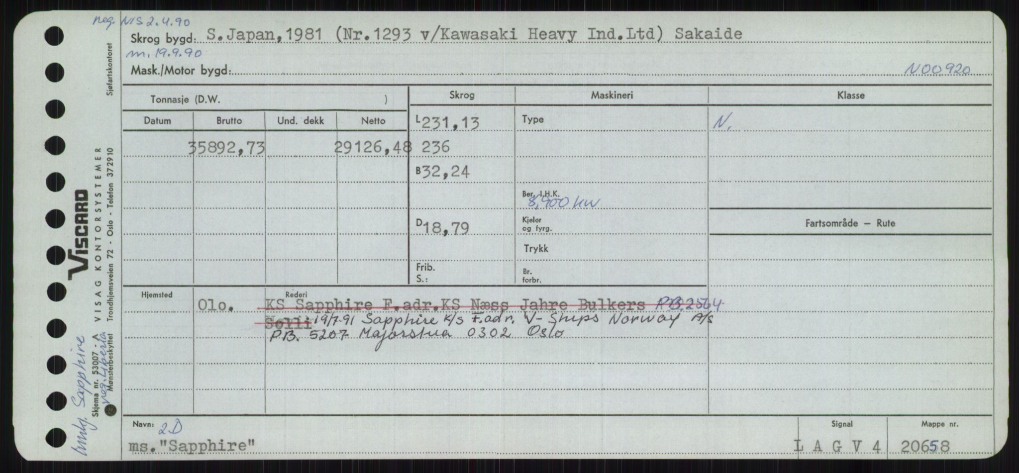 Sjøfartsdirektoratet med forløpere, Skipsmålingen, RA/S-1627/H/Ha/L0005/0001: Fartøy, S-Sven / Fartøy, S-Skji, p. 171