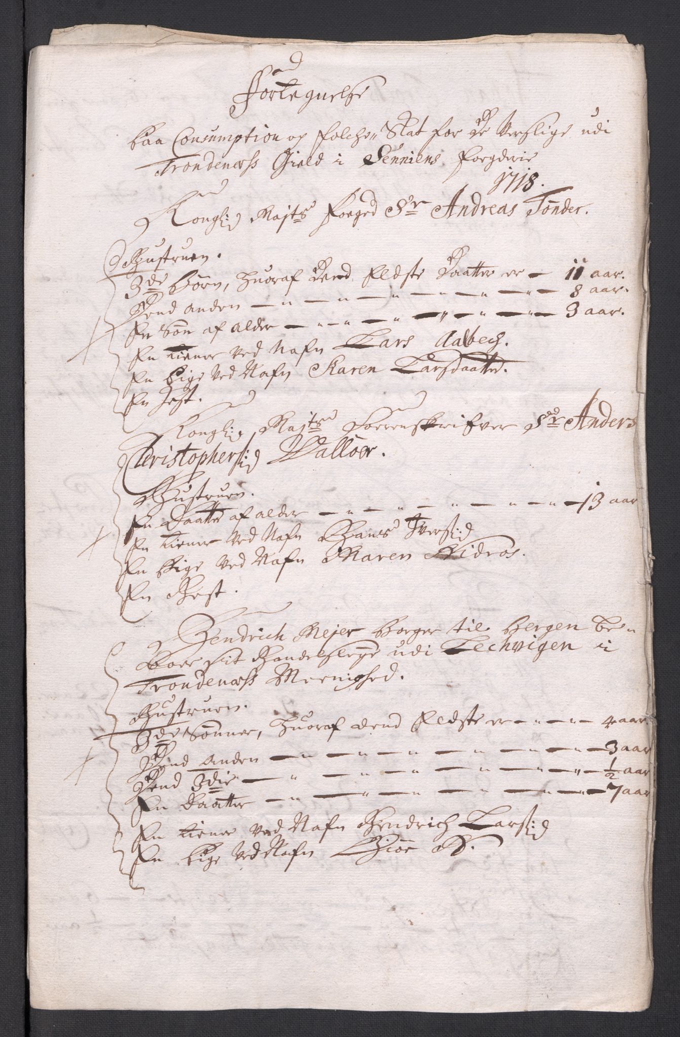 Rentekammeret inntil 1814, Reviderte regnskaper, Fogderegnskap, AV/RA-EA-4092/R68/L4764: Fogderegnskap Senja og Troms, 1718, p. 118