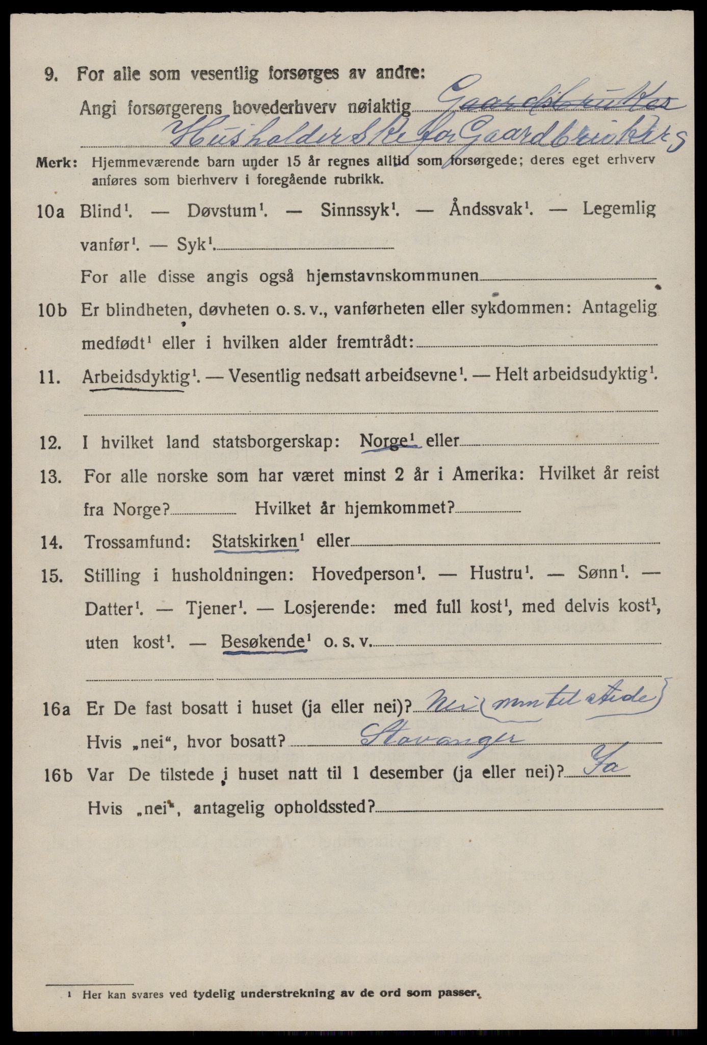 SAST, 1920 census for Sjernarøy, 1920, p. 1837