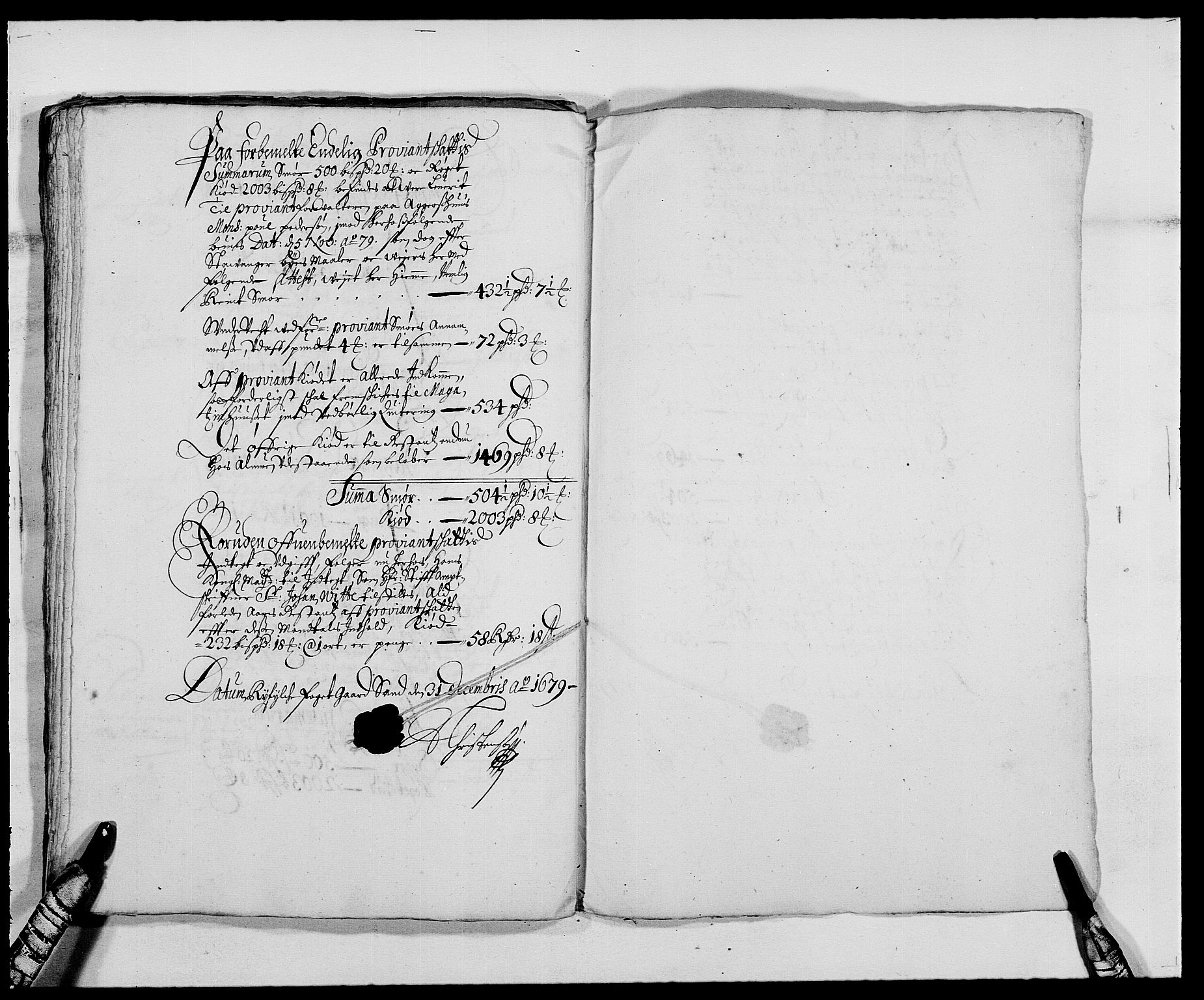 Rentekammeret inntil 1814, Reviderte regnskaper, Fogderegnskap, RA/EA-4092/R47/L2849: Fogderegnskap Ryfylke, 1679, p. 187