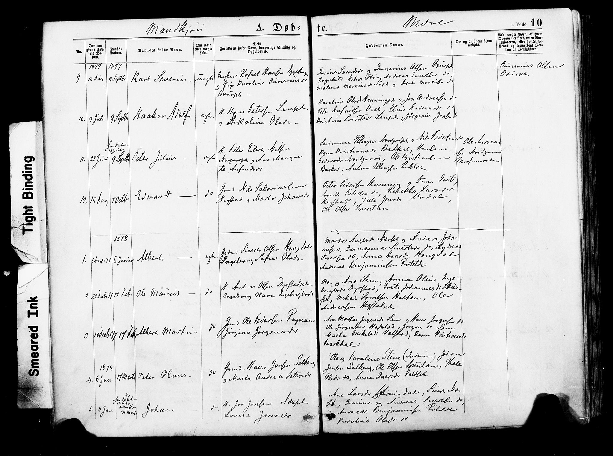 Ministerialprotokoller, klokkerbøker og fødselsregistre - Nord-Trøndelag, SAT/A-1458/735/L0348: Parish register (official) no. 735A09 /1, 1873-1883, p. 10