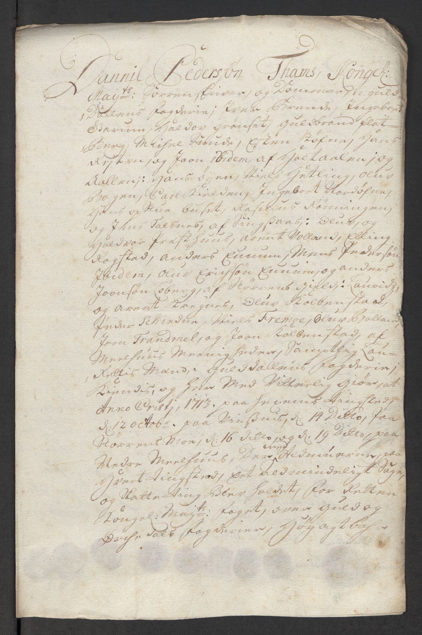 Rentekammeret inntil 1814, Reviderte regnskaper, Fogderegnskap, AV/RA-EA-4092/R60/L3964: Fogderegnskap Orkdal og Gauldal, 1713, p. 414