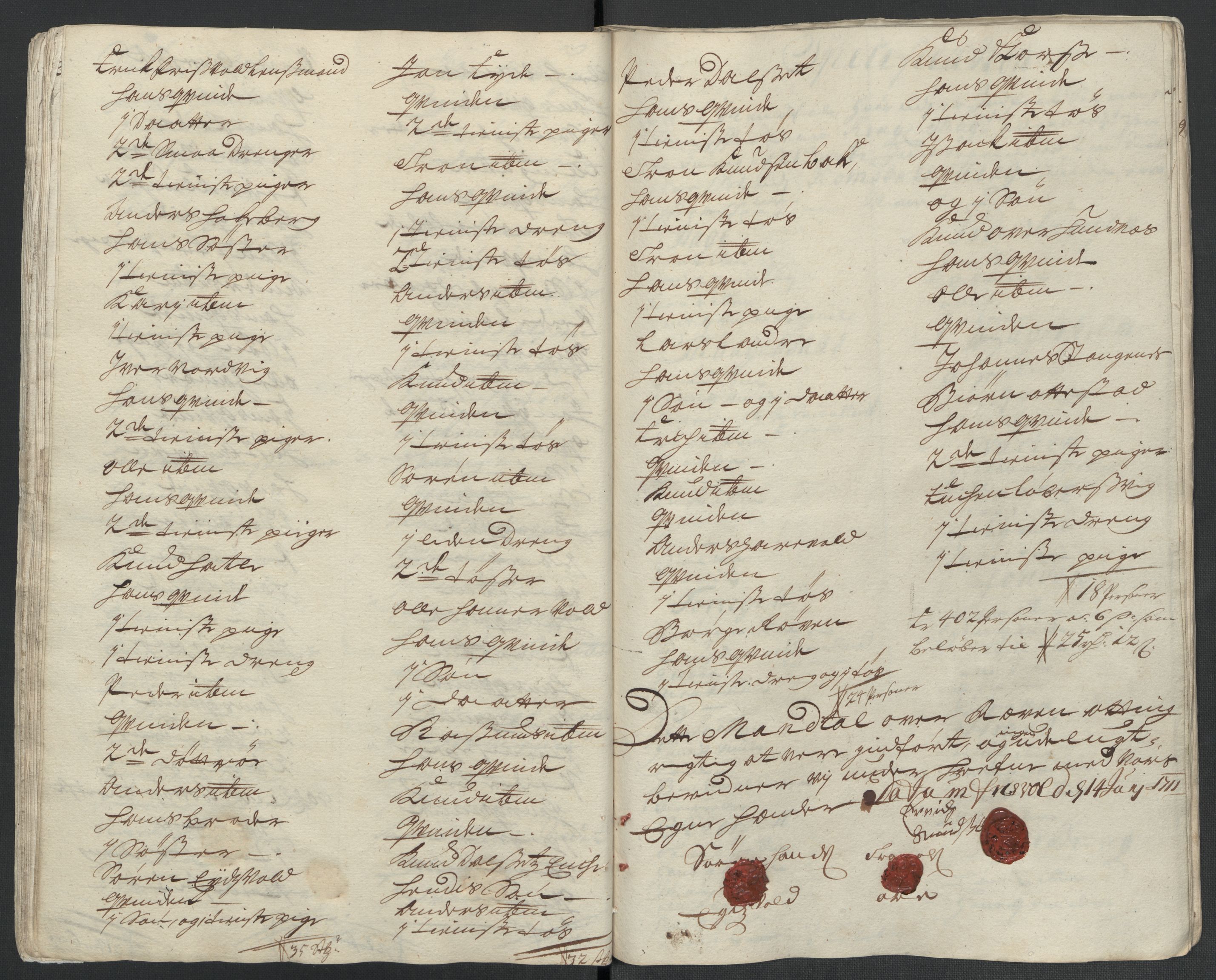 Rentekammeret inntil 1814, Reviderte regnskaper, Fogderegnskap, RA/EA-4092/R55/L3660: Fogderegnskap Romsdal, 1711, p. 189