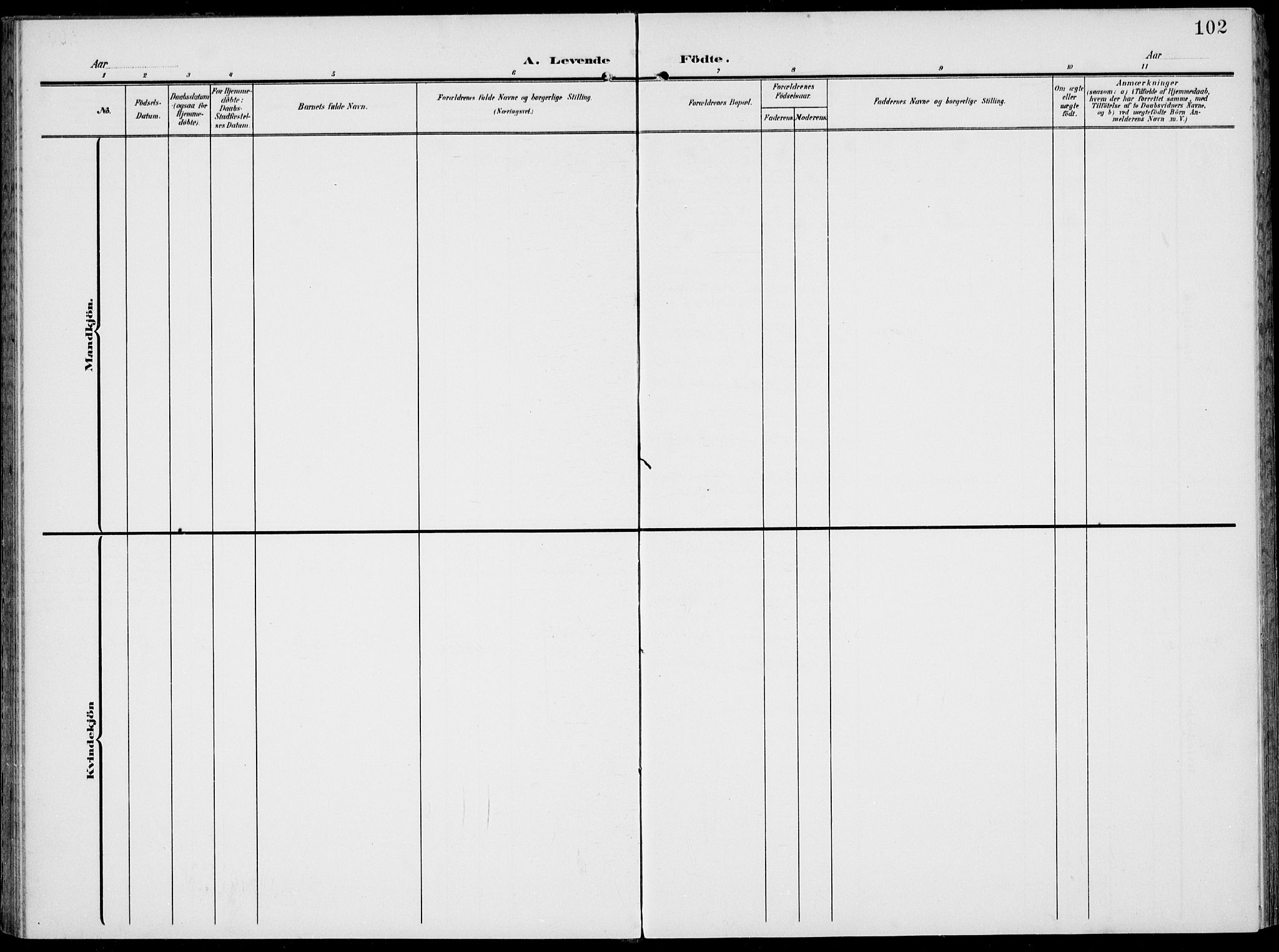 Modum kirkebøker, AV/SAKO-A-234/F/Fa/L0019: Parish register (official) no. 19, 1890-1914, p. 102