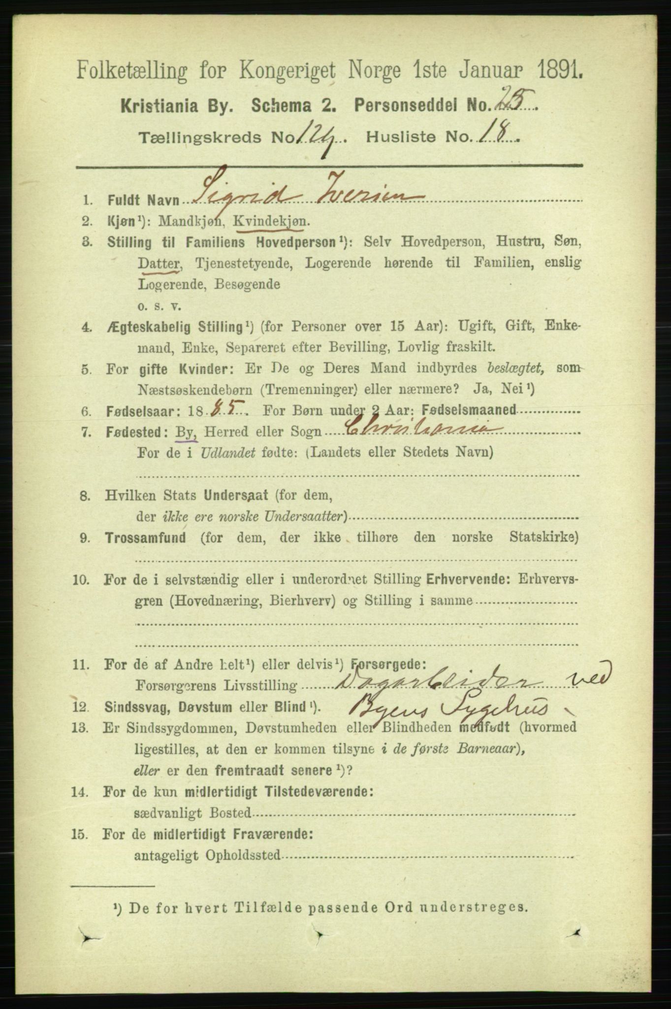 RA, 1891 census for 0301 Kristiania, 1891, p. 69757