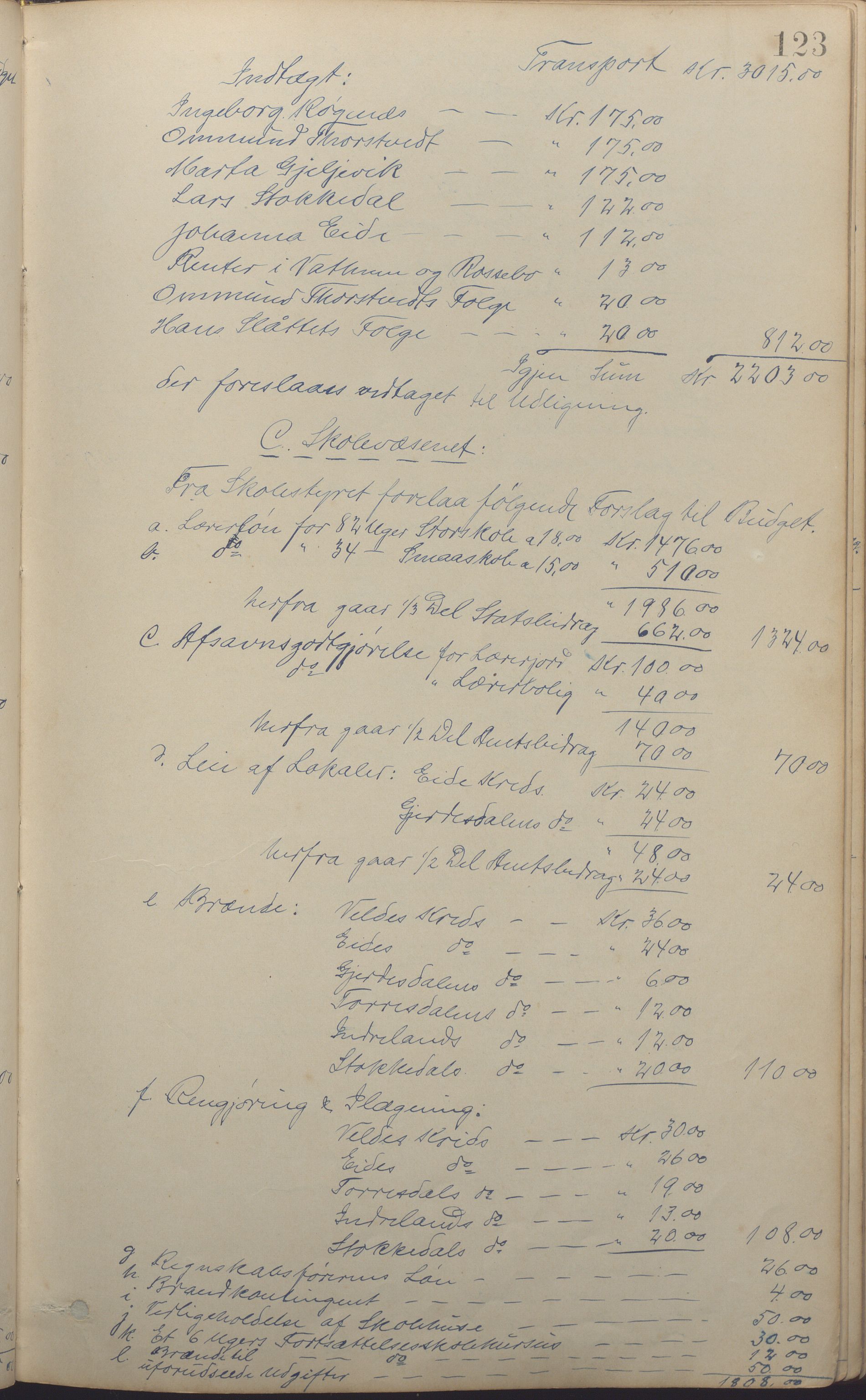 Vats kommune - Formannskapet, IKAR/K-100622/A/L0001: Møtebok, 1890-1911, p. 123a