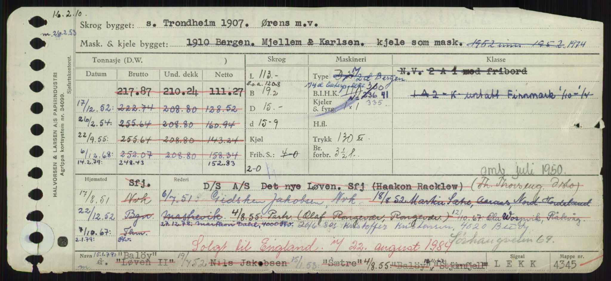 Sjøfartsdirektoratet med forløpere, Skipsmålingen, AV/RA-S-1627/H/Hd/L0003: Fartøy, B-Bev, p. 187