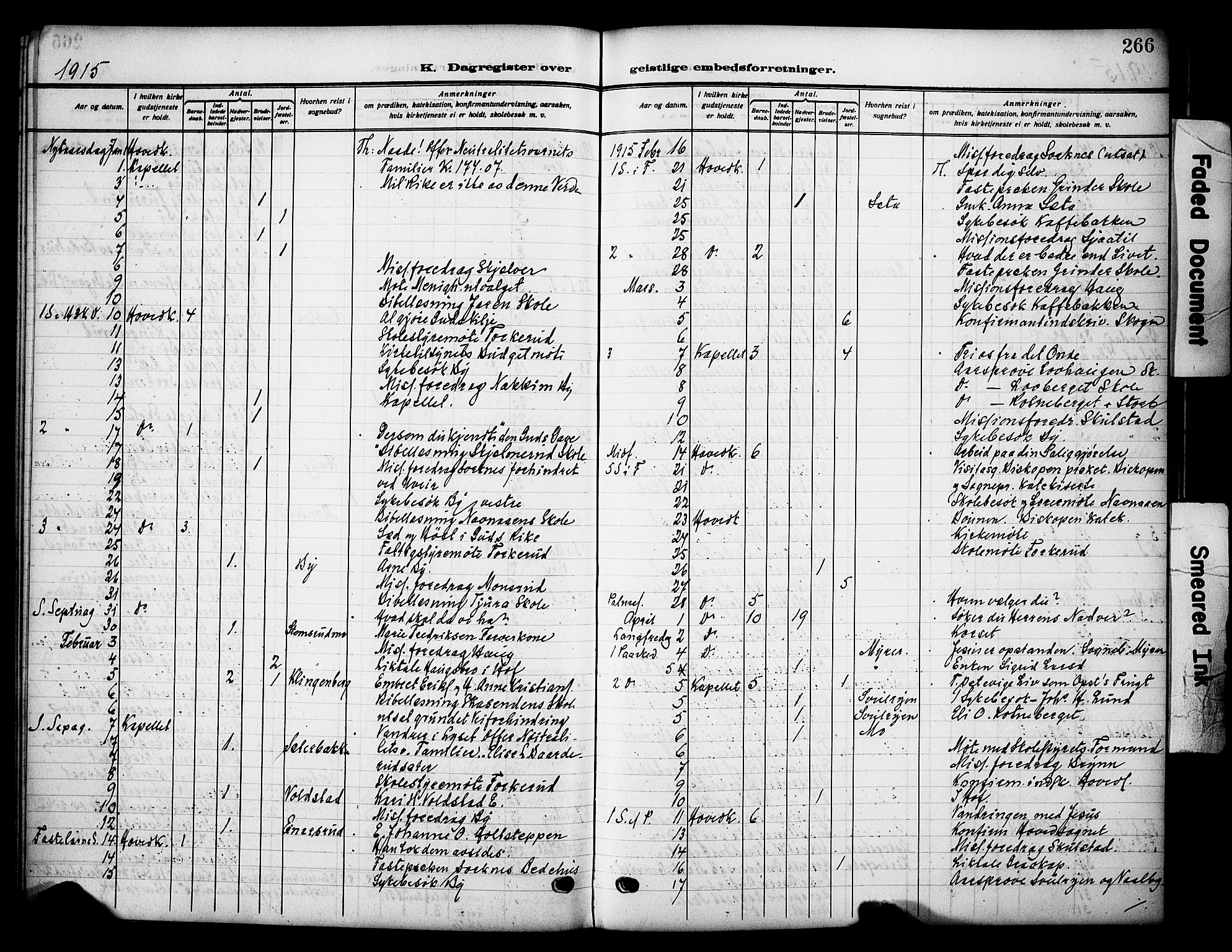 Grue prestekontor, AV/SAH-PREST-036/H/Ha/Haa/L0015: Parish register (official) no. 15, 1911-1922, p. 266