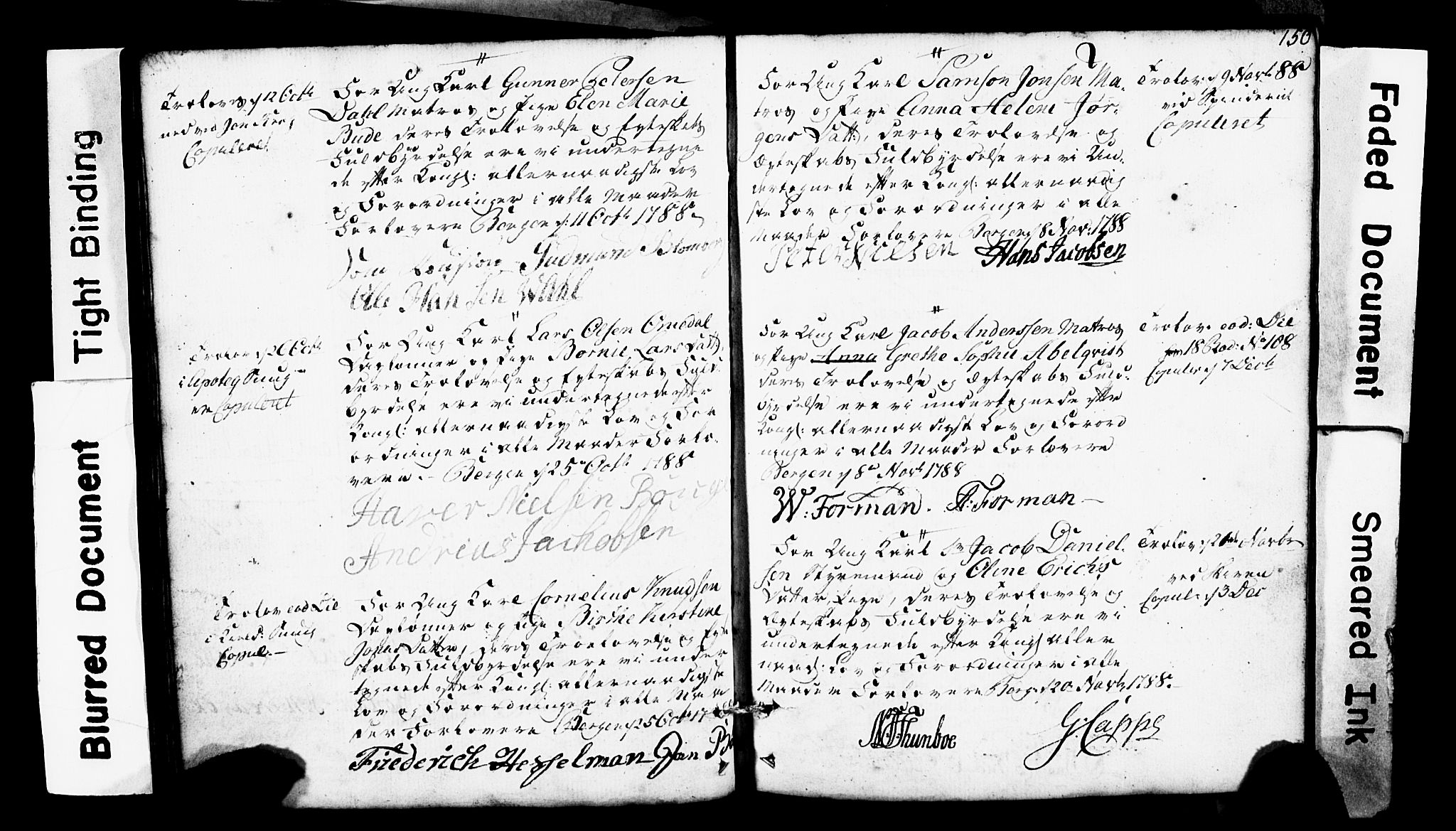 Domkirken sokneprestembete, AV/SAB-A-74801: Best man's statements no. II.5.1, 1767-1792, p. 150