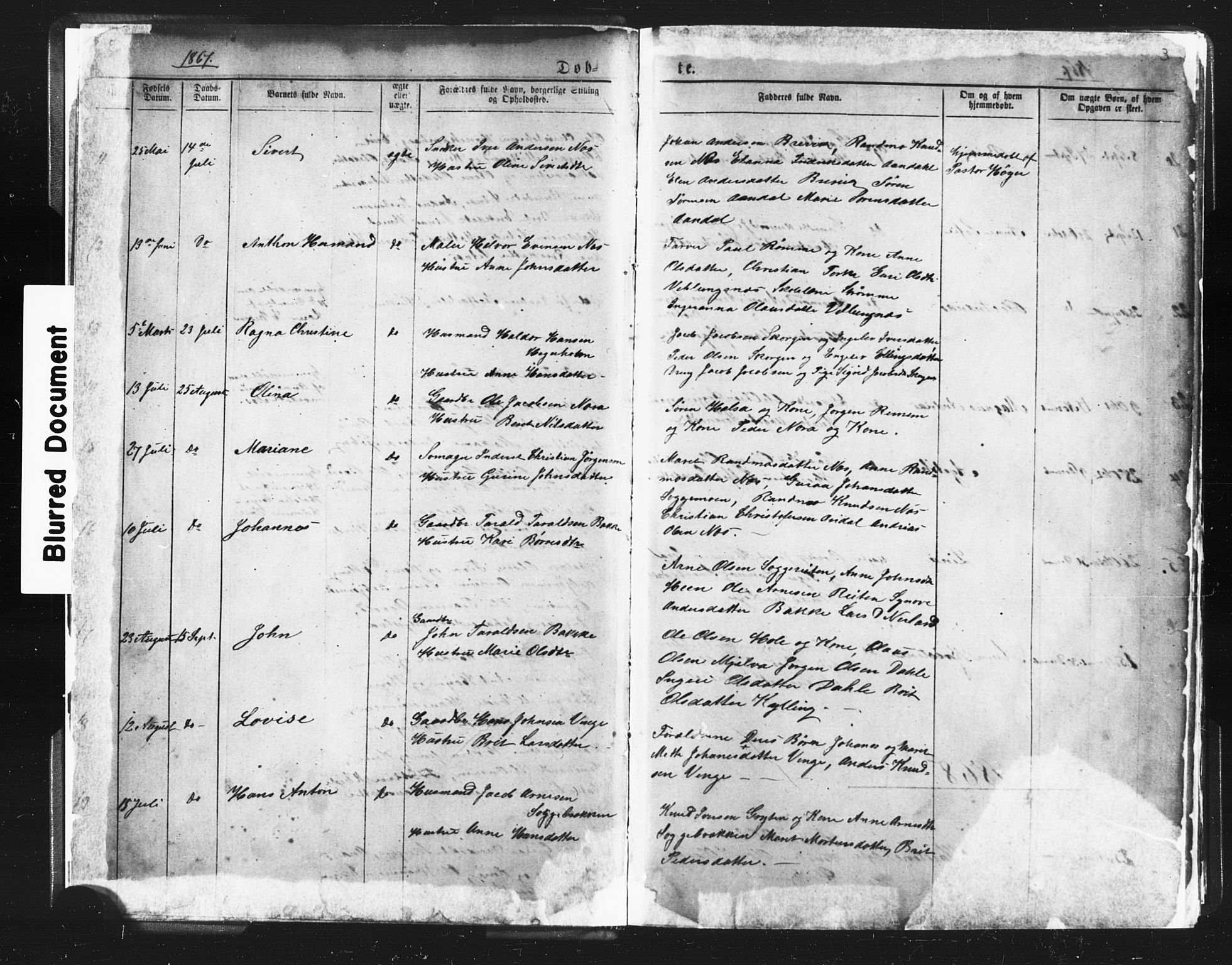 Ministerialprotokoller, klokkerbøker og fødselsregistre - Møre og Romsdal, AV/SAT-A-1454/544/L0580: Parish register (copy) no. 544C02, 1867-1909, p. 3