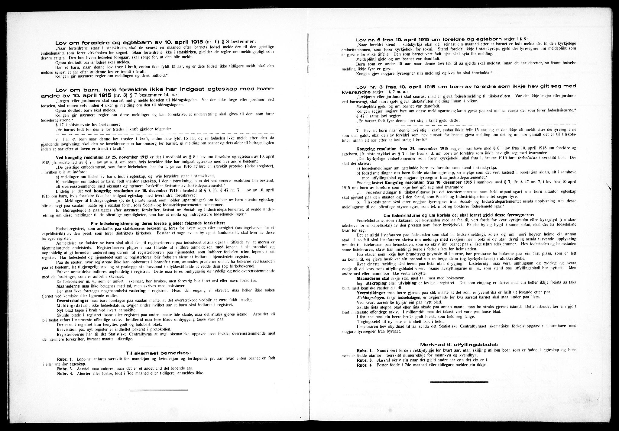 Sagene prestekontor Kirkebøker, SAO/A-10796/J/L0001: Birth register no. 1, 1916-1920