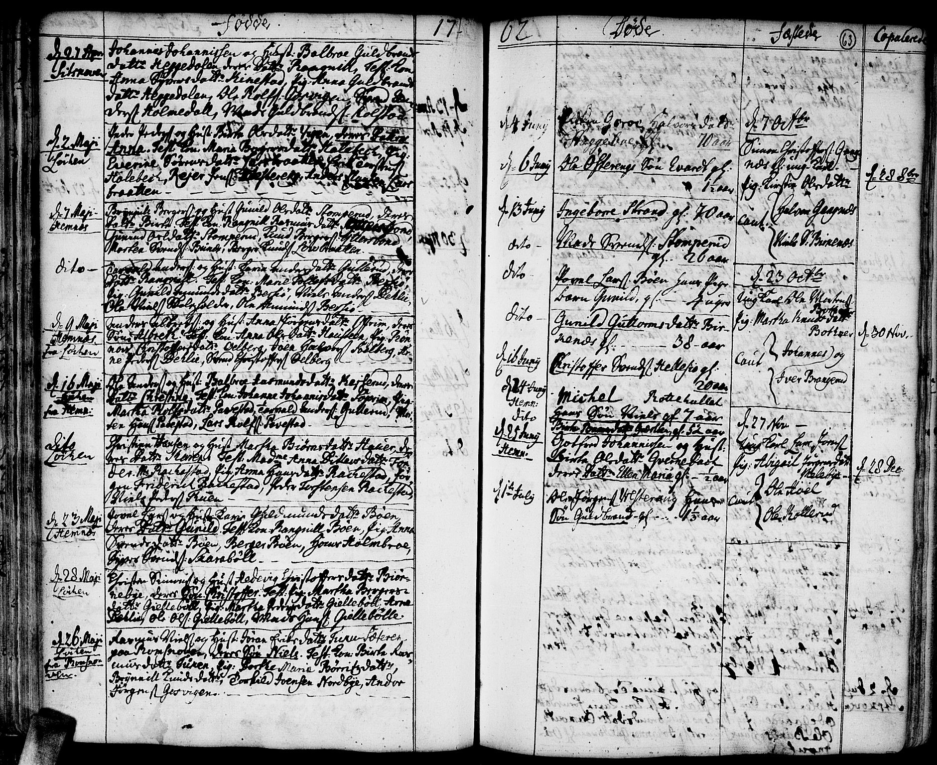Høland prestekontor Kirkebøker, SAO/A-10346a/F/Fa/L0004: Parish register (official) no. I 4, 1757-1780, p. 63
